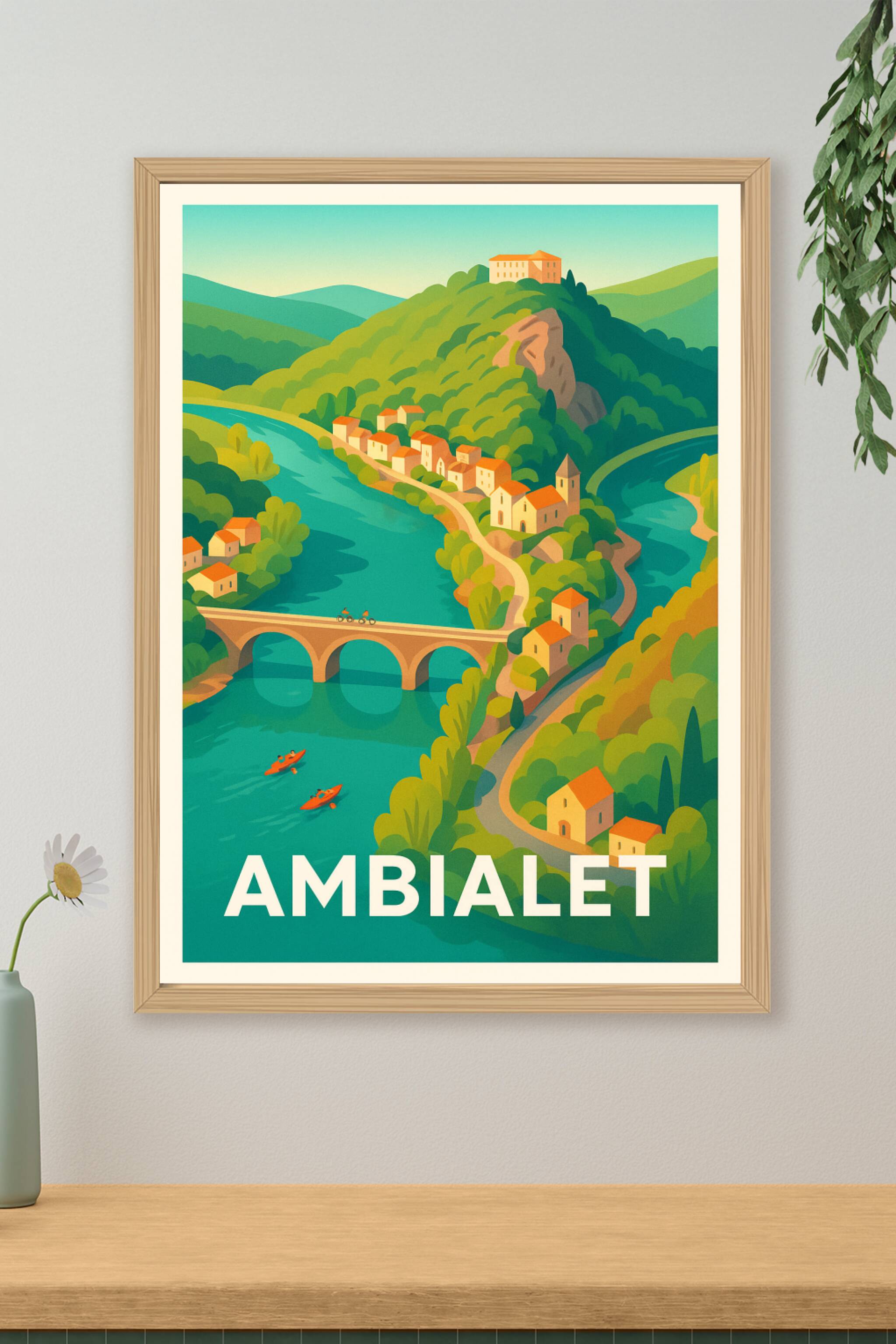 Affiche de Ambialet - Escapade pittoresque au cœur du Tarn