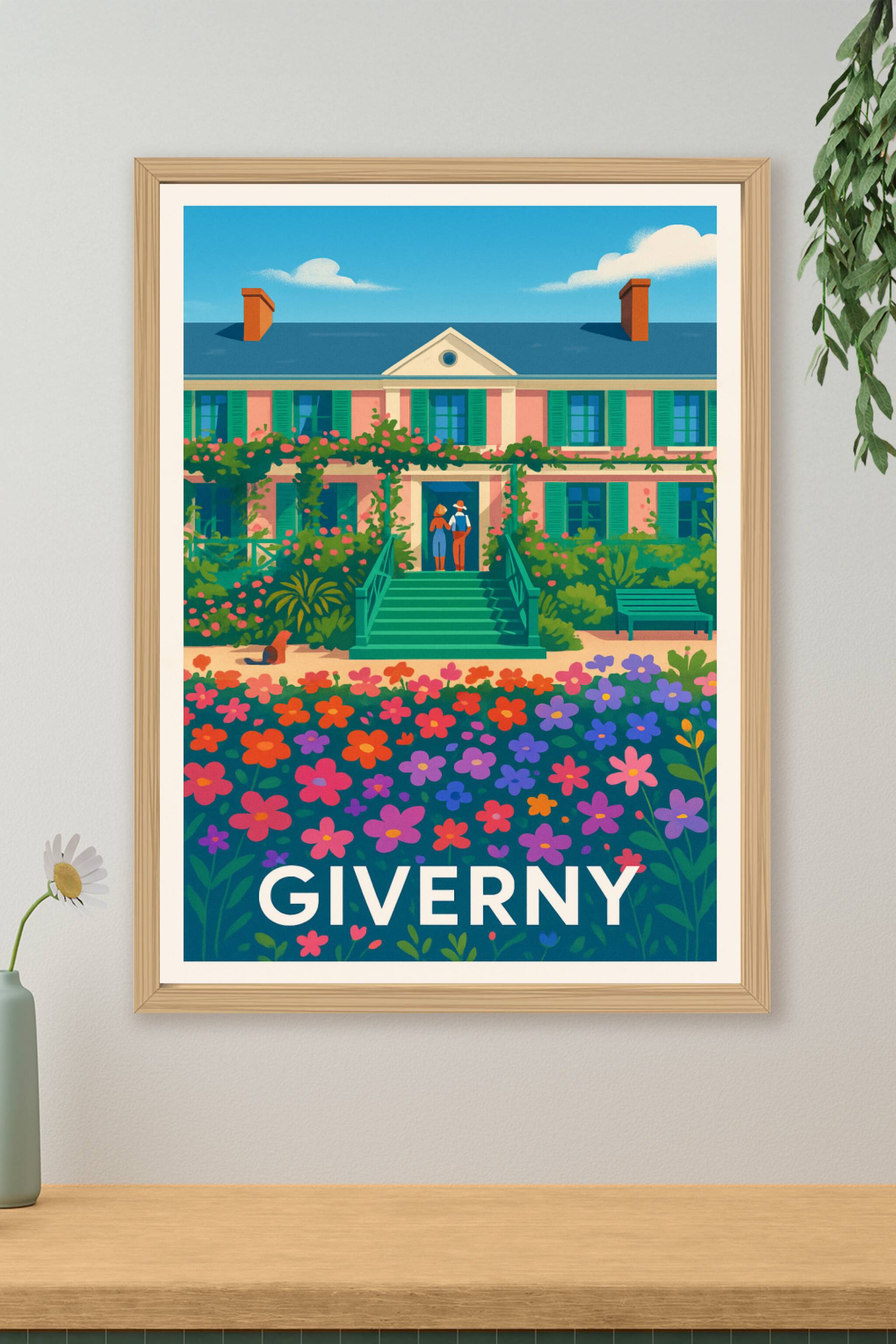 Affiche de Giverny - L'éclat floral d'un havre de paix