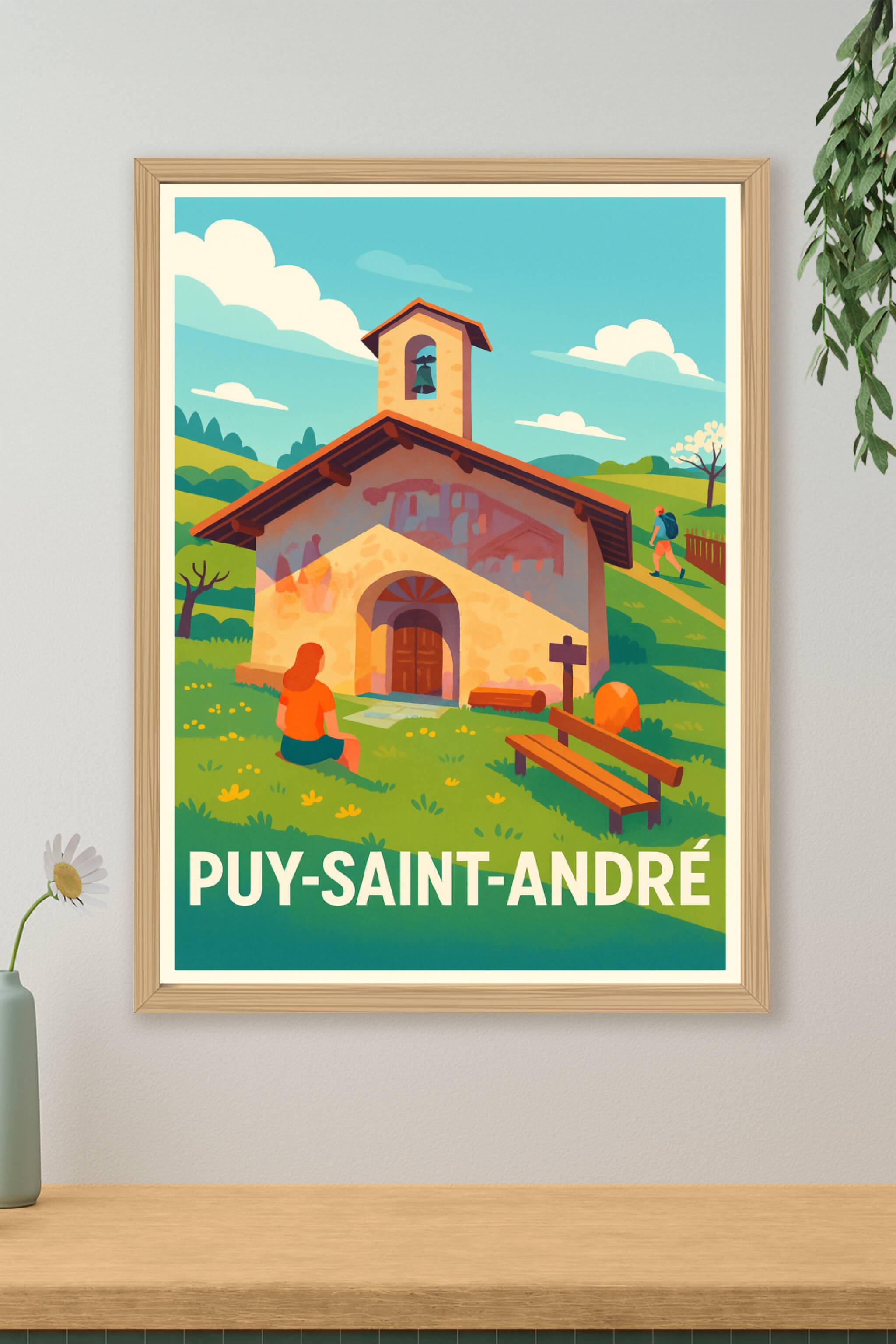 Affiche de Puy-Saint-André - Charme et quiétude alpine