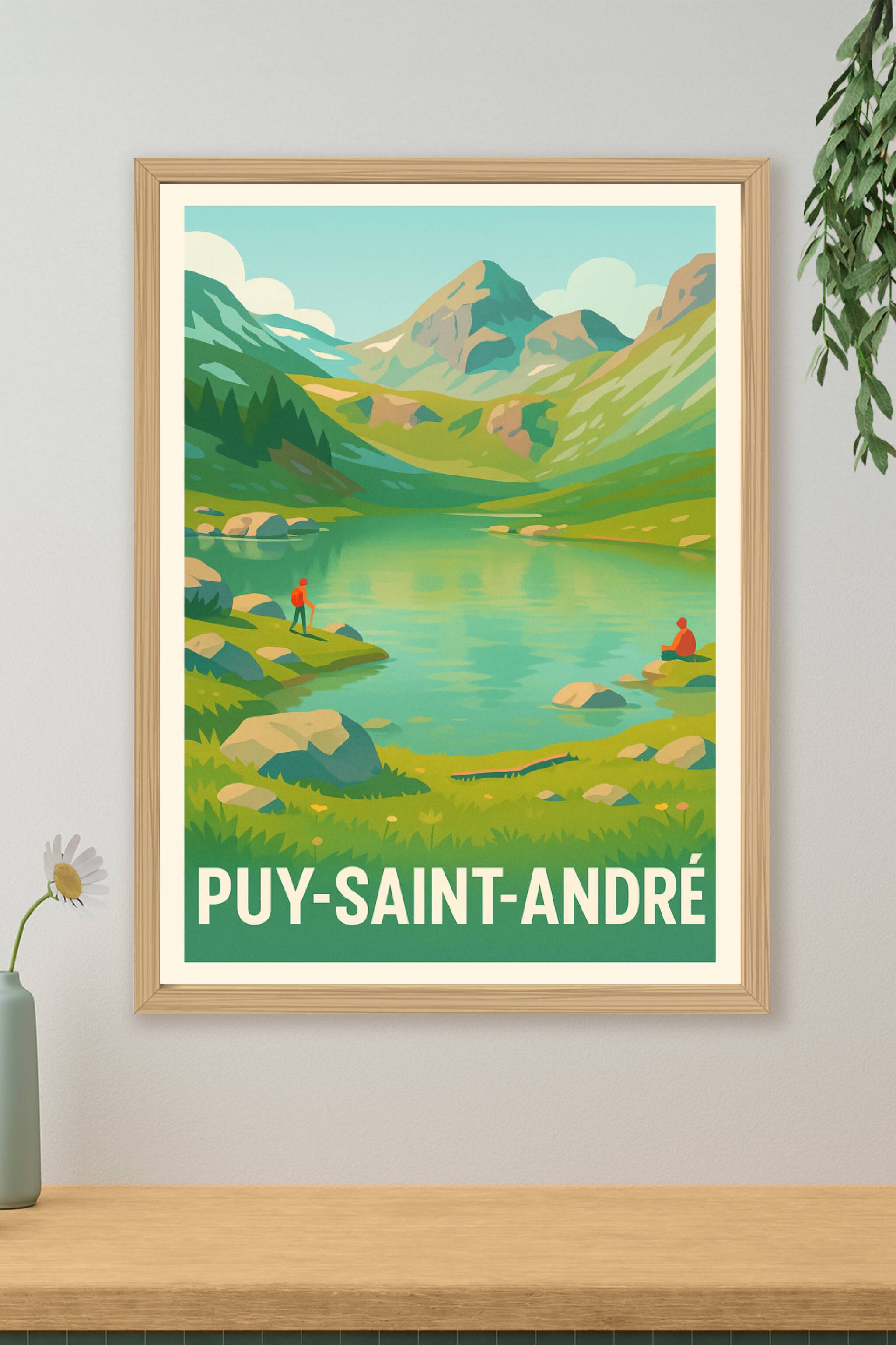 Affiche de Puy-Saint-André - L'évasion nature au cœur des montagnes