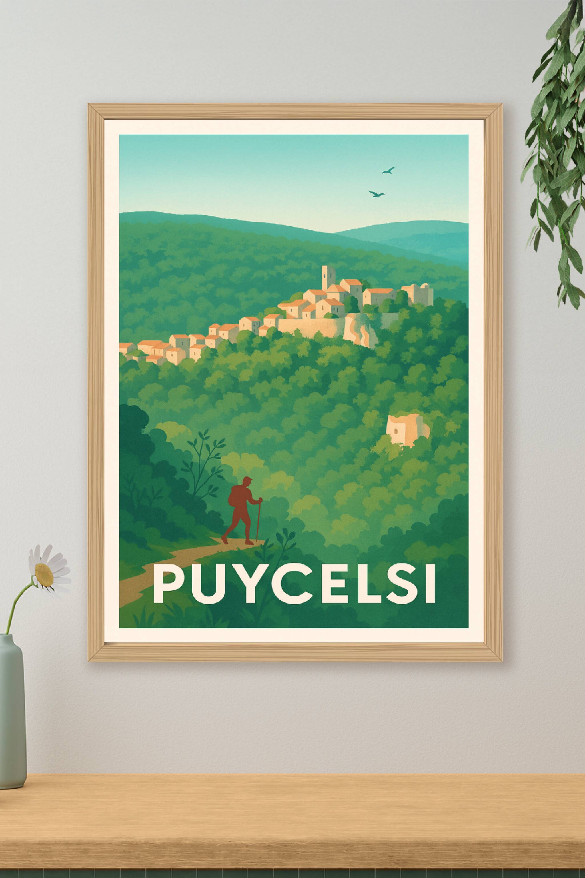 Affiche de Puycelsi - Échappée verte au cœur du Tarn