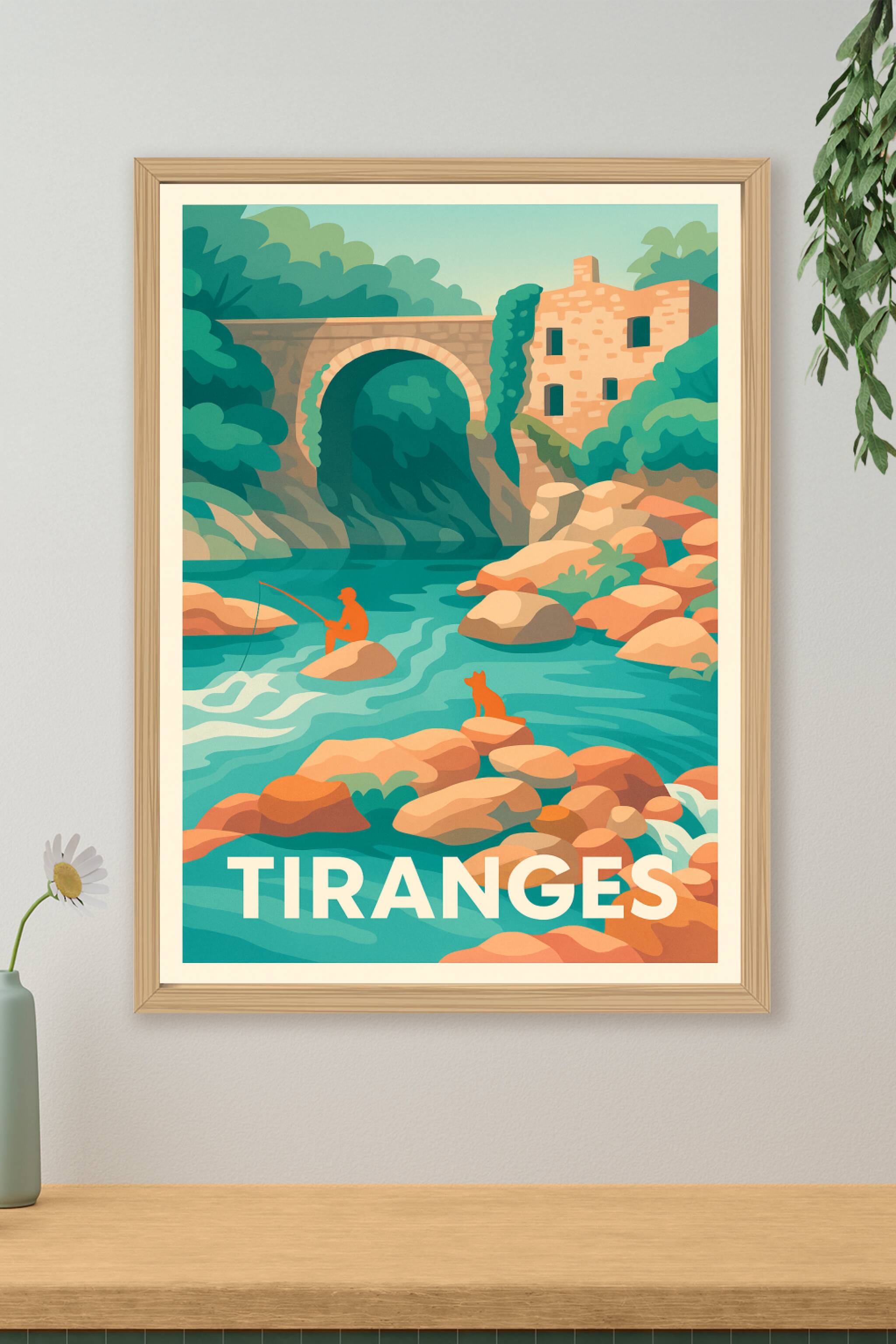 Affiche de Tiranges - Tranquillité au fil de l'eau