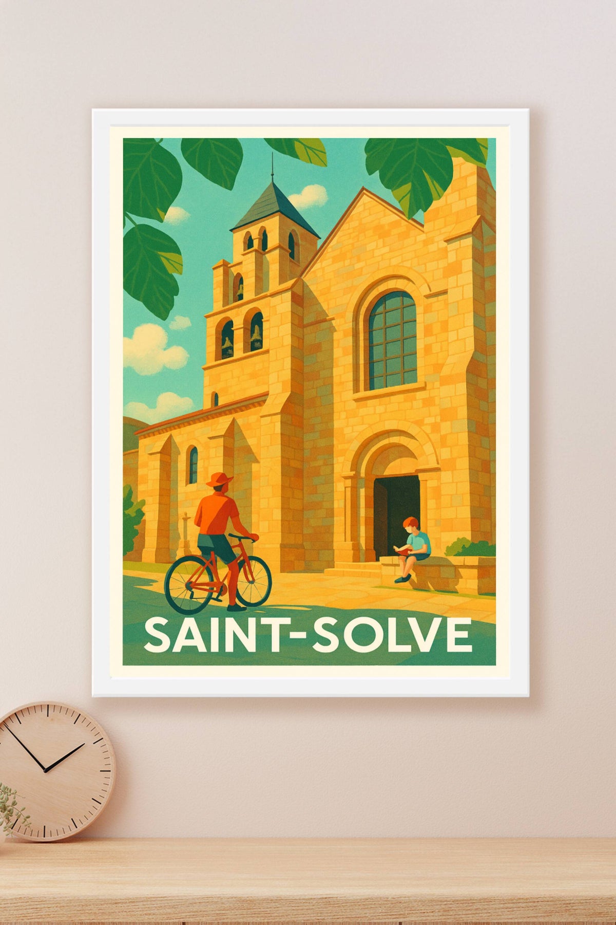 Affiche Saint-Solve — Charme et sérénité au cœur du patrimoine · poster d'art de Saint-Solve