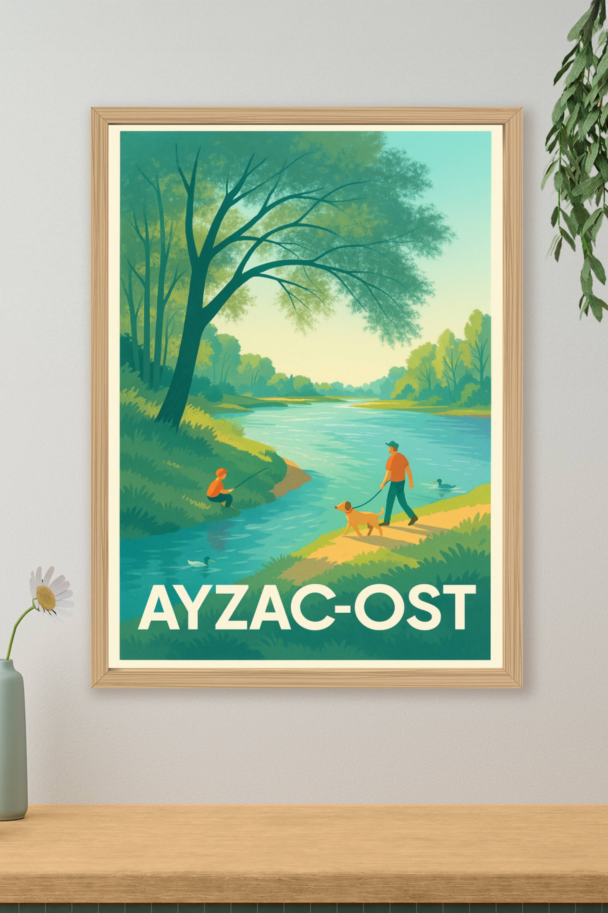 Affiche de Ayzac-Ost - La nature en harmonie au fil de l'eau