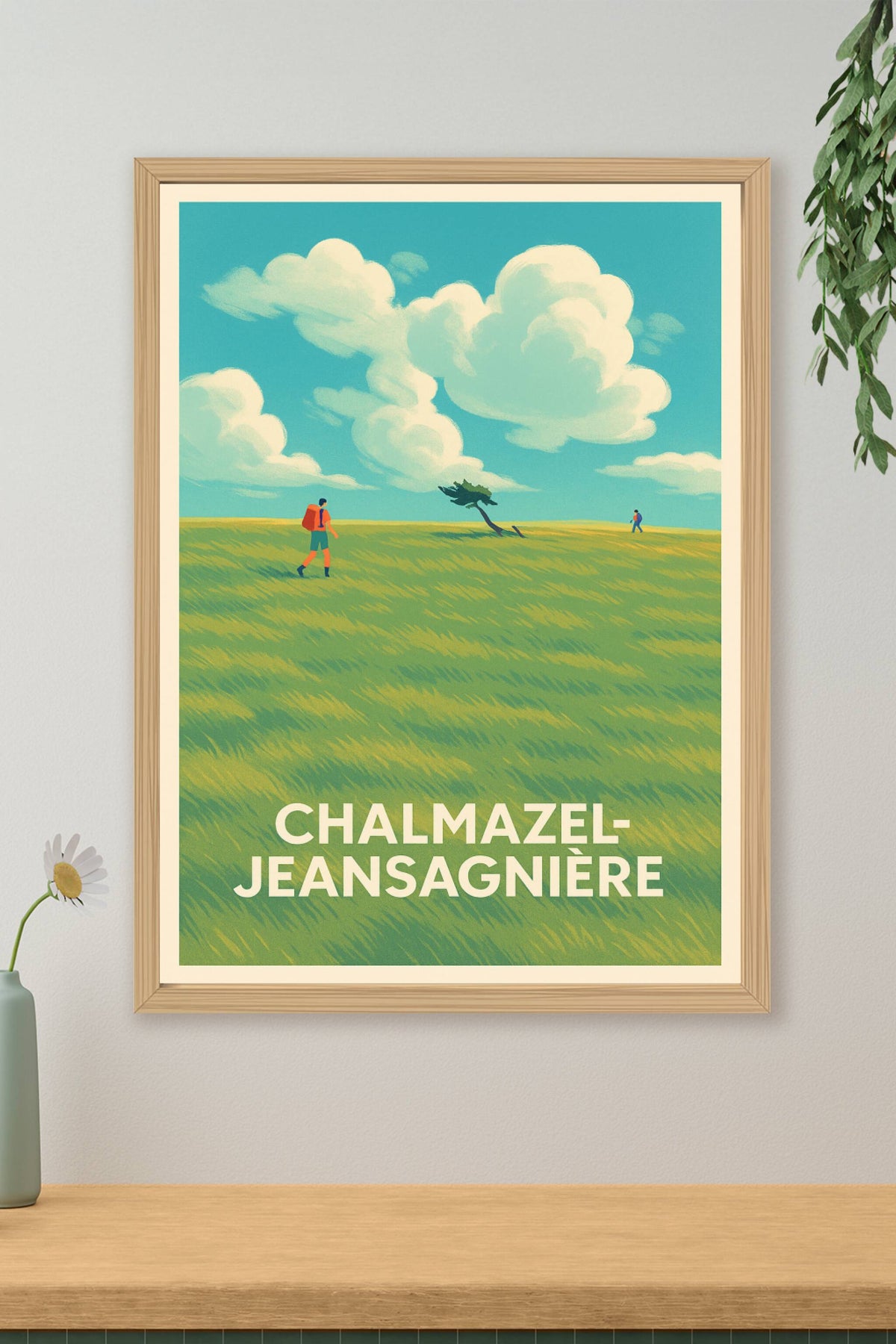 Affiche Chalmazel-Jeansagnière — Évasion nature et grand air · poster d'art de Chalmazel-Jeansagnière
