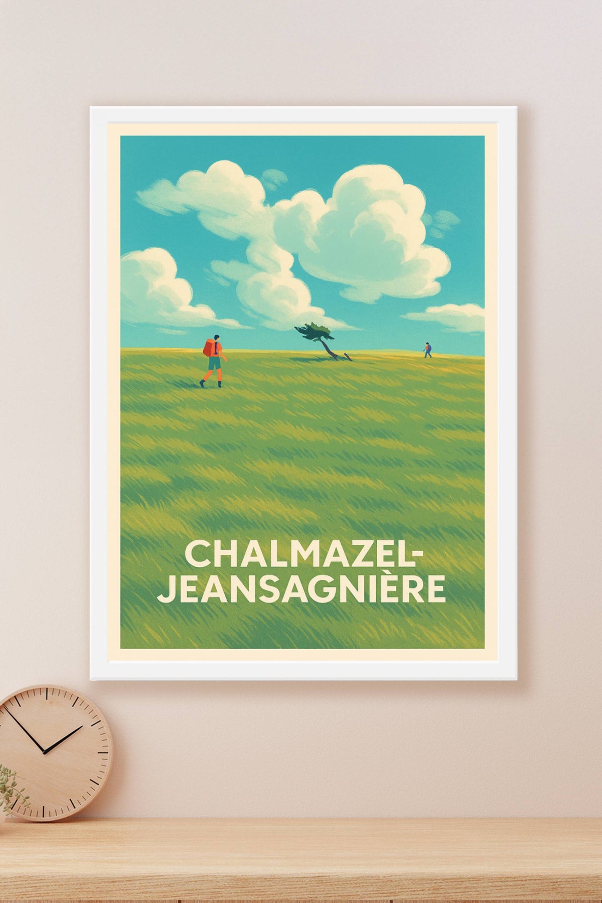 Affiche Chalmazel-Jeansagnière — Évasion nature et grand air · poster d'art de Chalmazel-Jeansagnière