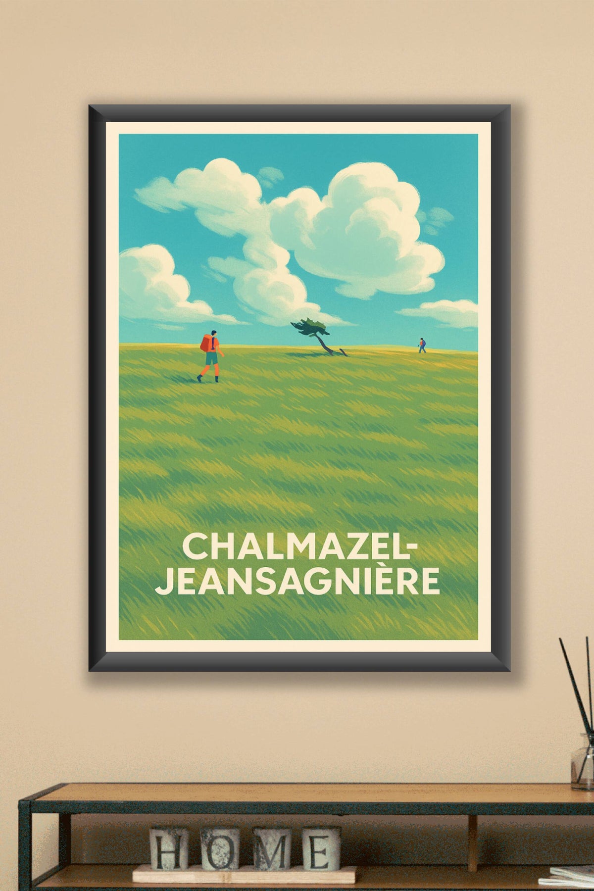 Affiche Chalmazel-Jeansagnière — Évasion nature et grand air · poster d'art de Chalmazel-Jeansagnière