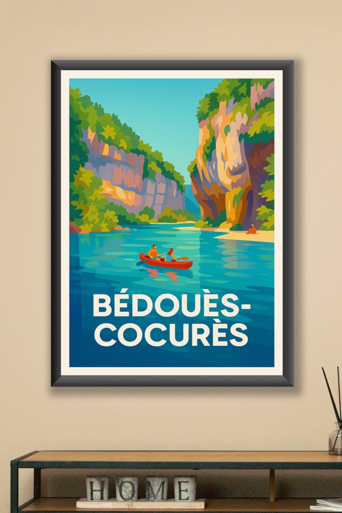 Affiche Bédouès-Cocurès — Évasion Nature & Aventure · poster d'art de Bédouès-Cocurès