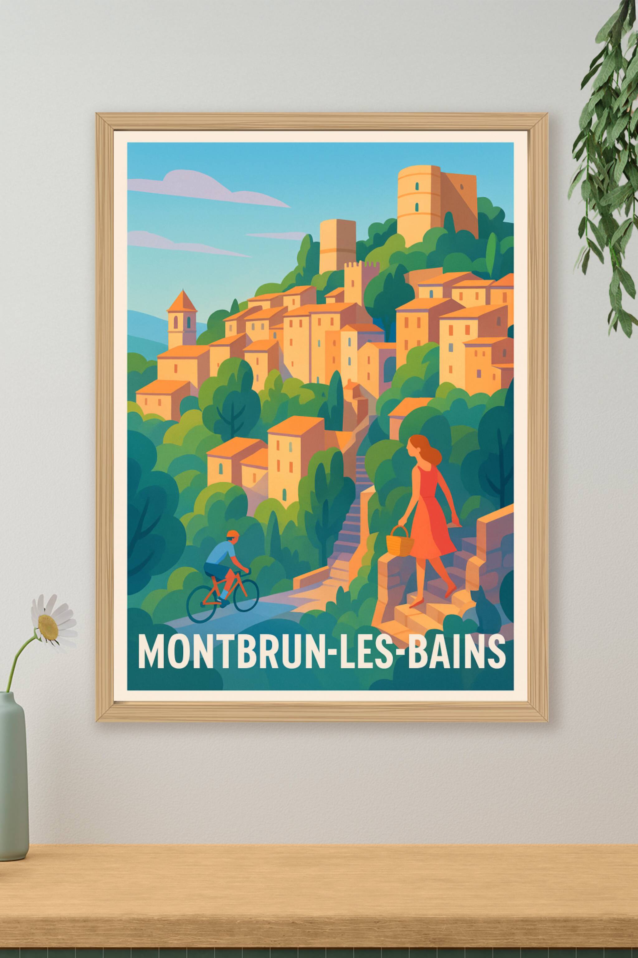 Affiche de Montbrun-les-Bains - Charme Provençal au Naturel