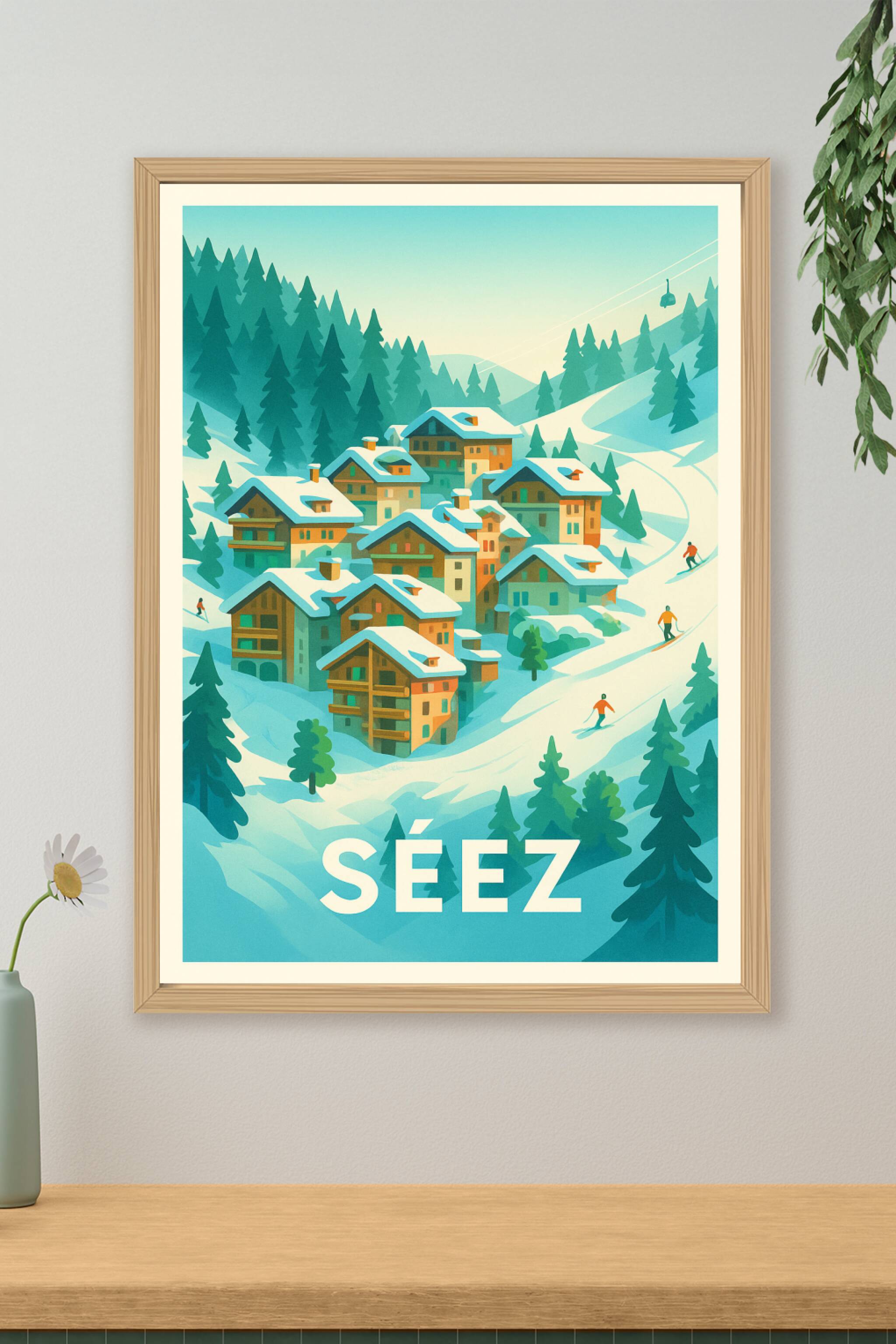 Affiche de Séez - L'évasion hivernale au cœur des Alpes