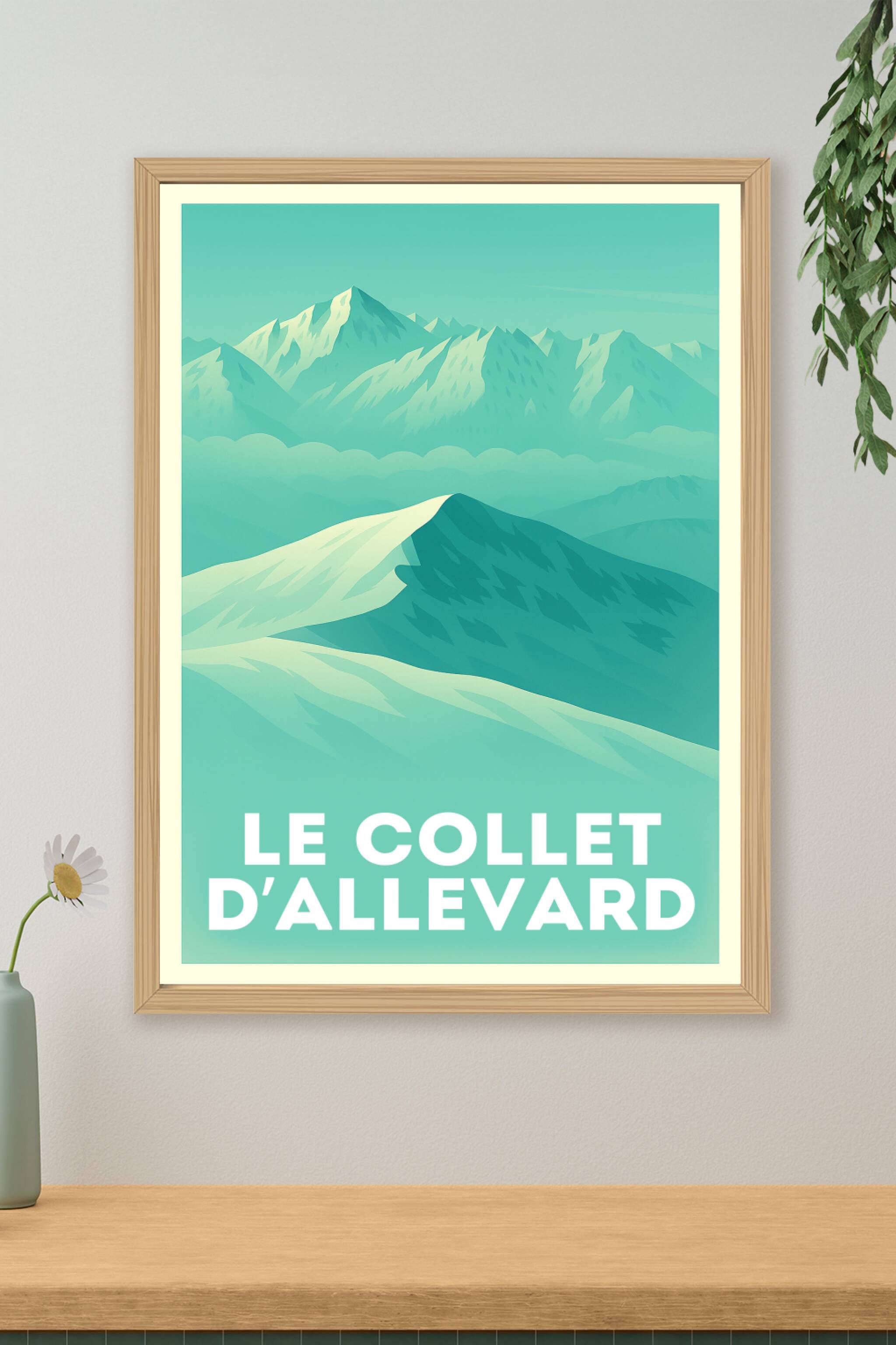 Affiche de Le Collet d'Allevard - Splendeur alpine intemporelle