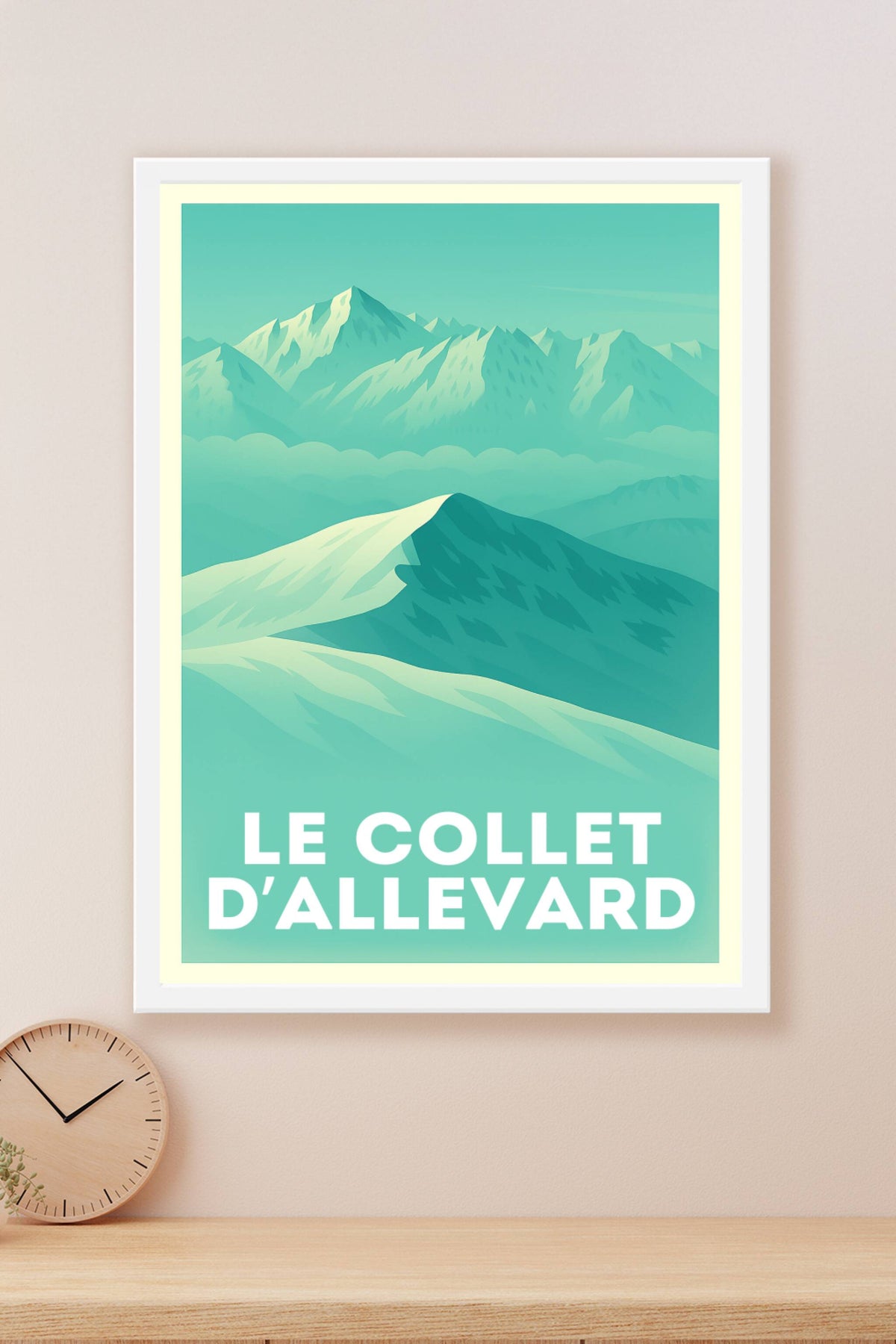 Affiche Le Collet d'Allevard — Splendeur alpine intemporelle · poster d'art de Le Collet d'Allevard