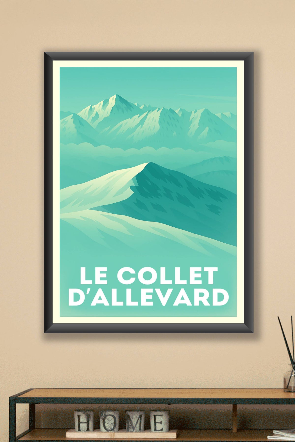 Affiche Le Collet d'Allevard — Splendeur alpine intemporelle · poster d'art de Le Collet d'Allevard