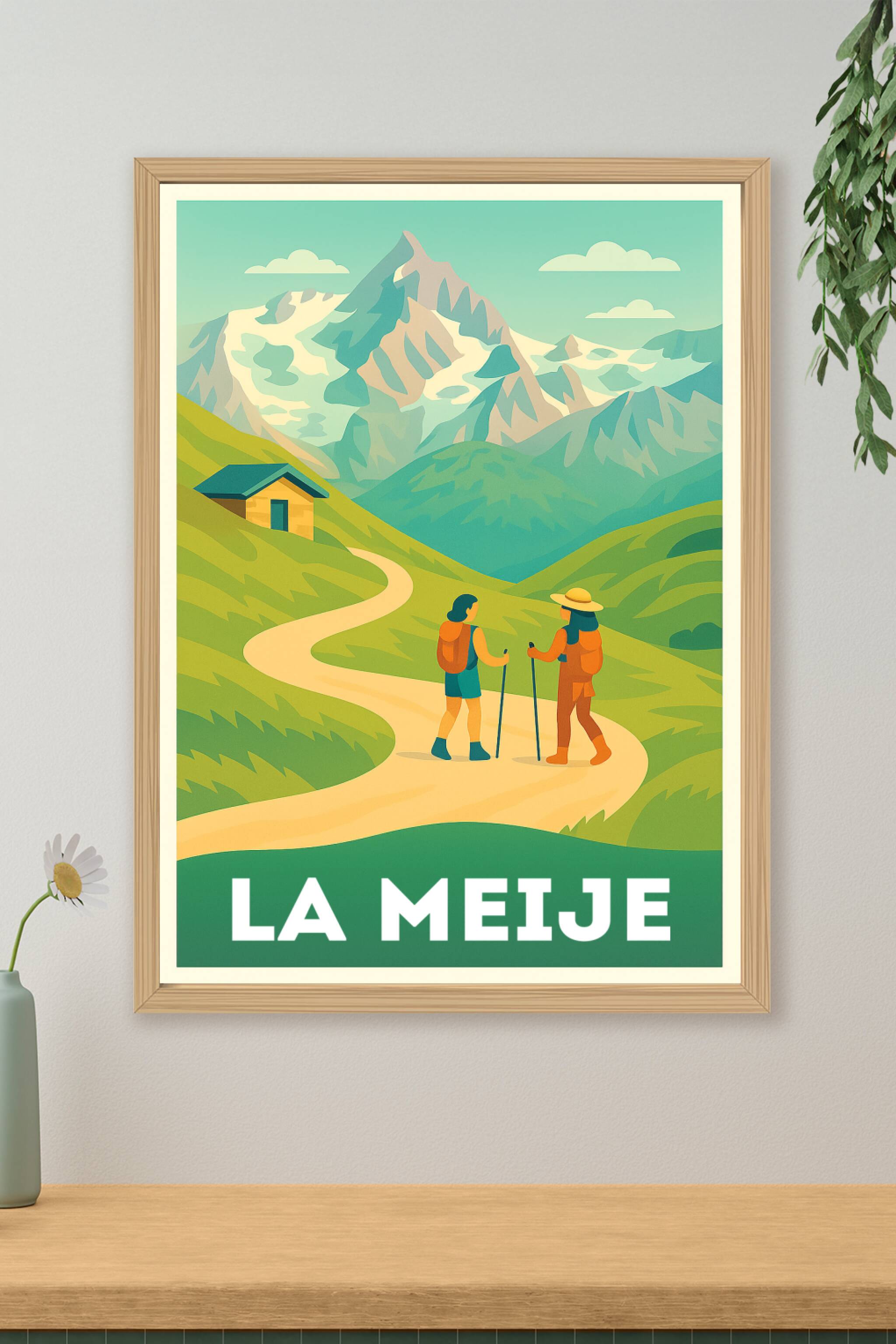 Affiche de La Meije - Escapade au sommet des Alpes