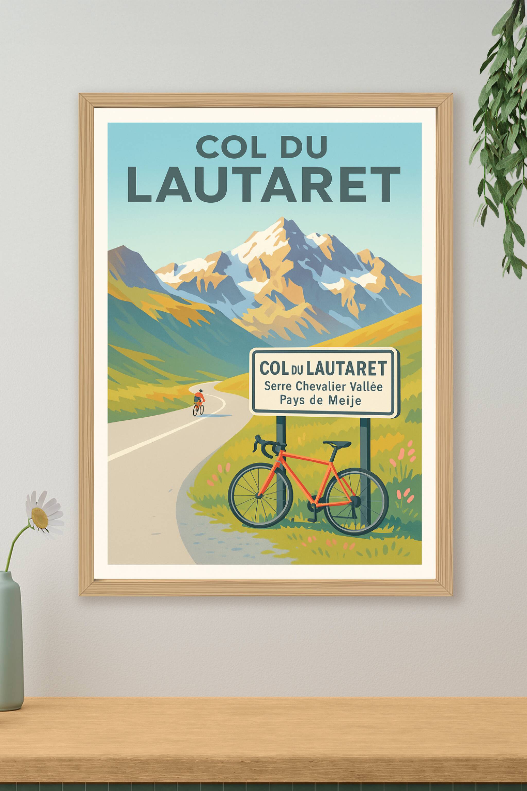 Affiche de Col du Lautaret - L'escapade alpine à vélo
