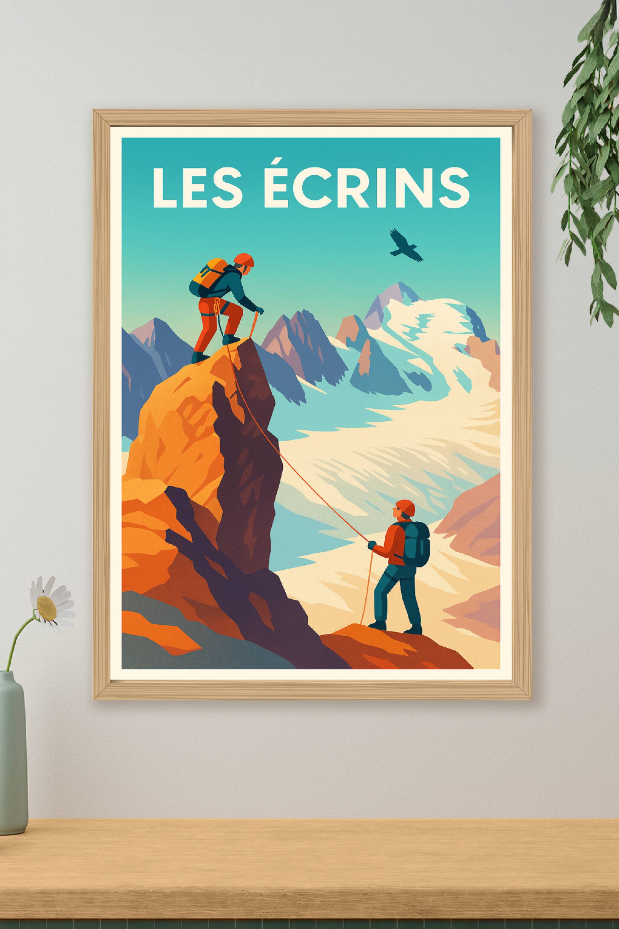 Affiche de Les Écrins - Aventure alpine et conquête des sommets