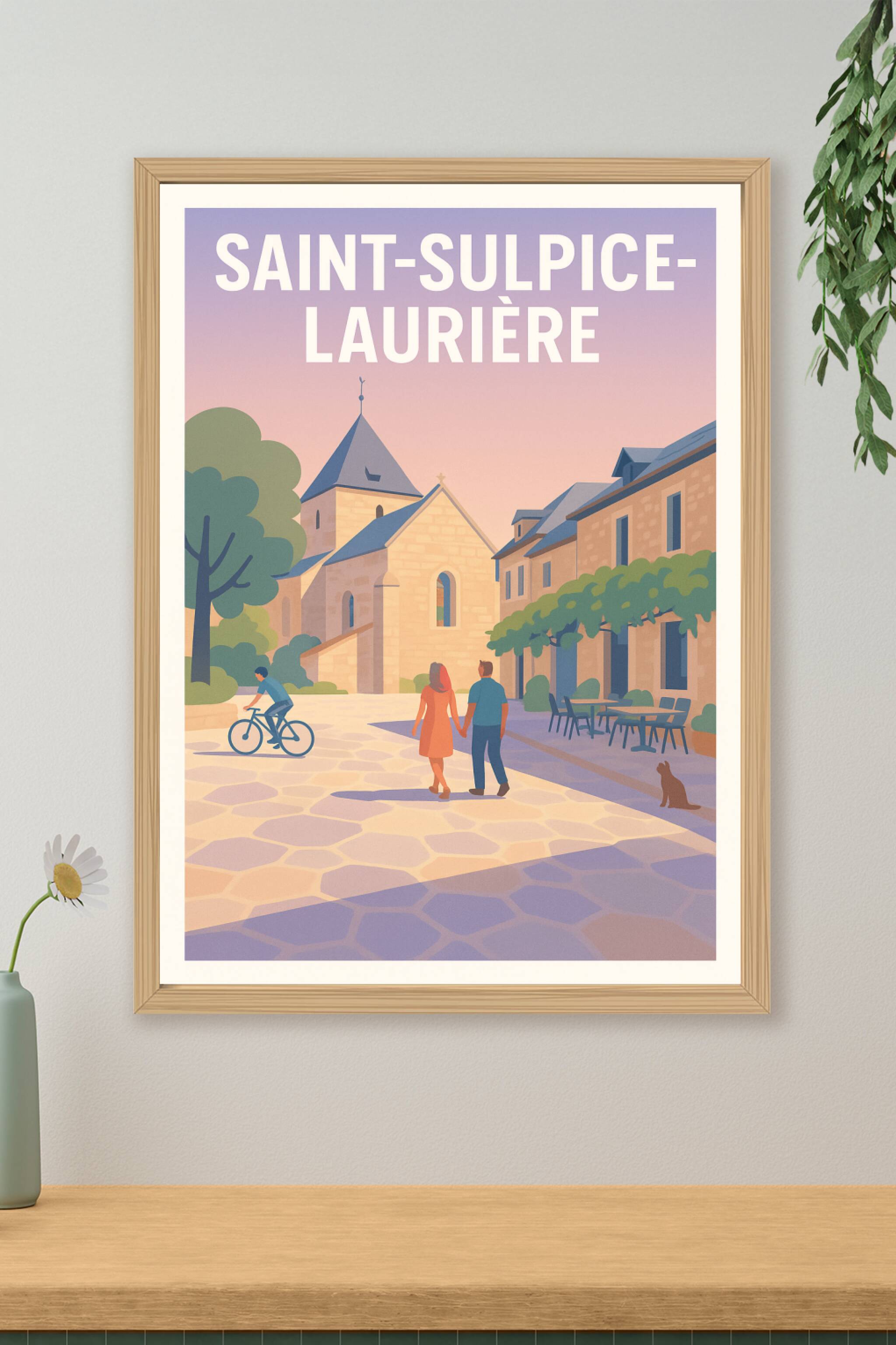Affiche de Saint-Sulpice-Laurière - Balade au cœur du charme historique