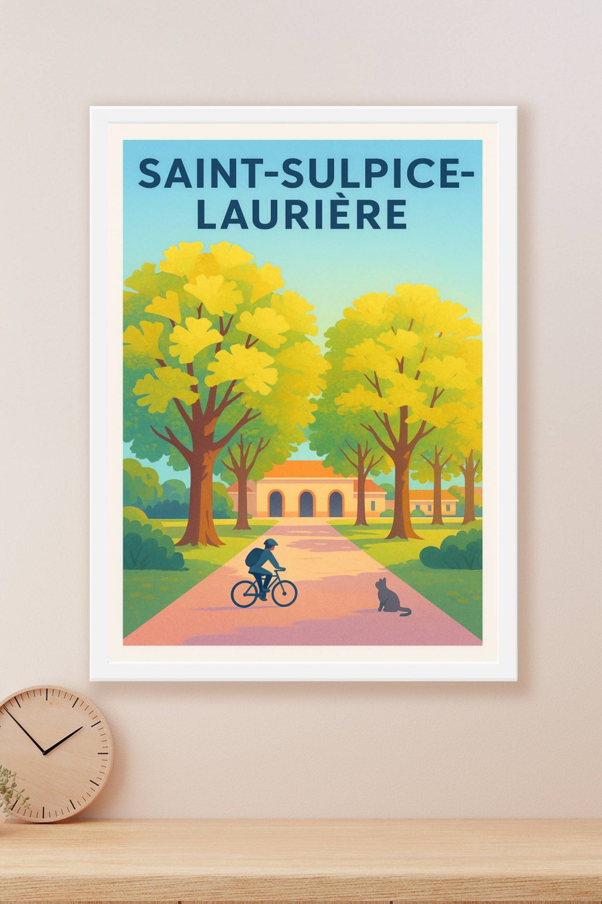 Affiche Saint-Sulpice-Laurière — Charme bucolique et sérénité · poster d'art de Saint-Sulpice-Laurière