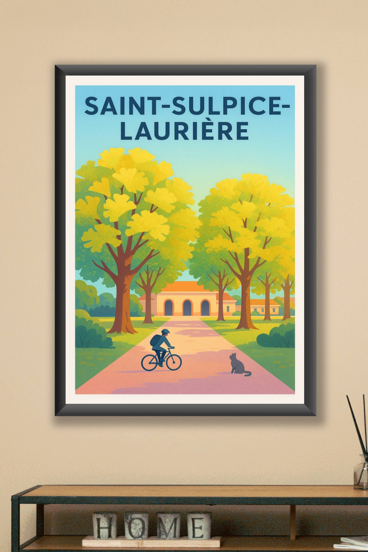 Affiche Saint-Sulpice-Laurière — Charme bucolique et sérénité · poster d'art de Saint-Sulpice-Laurière