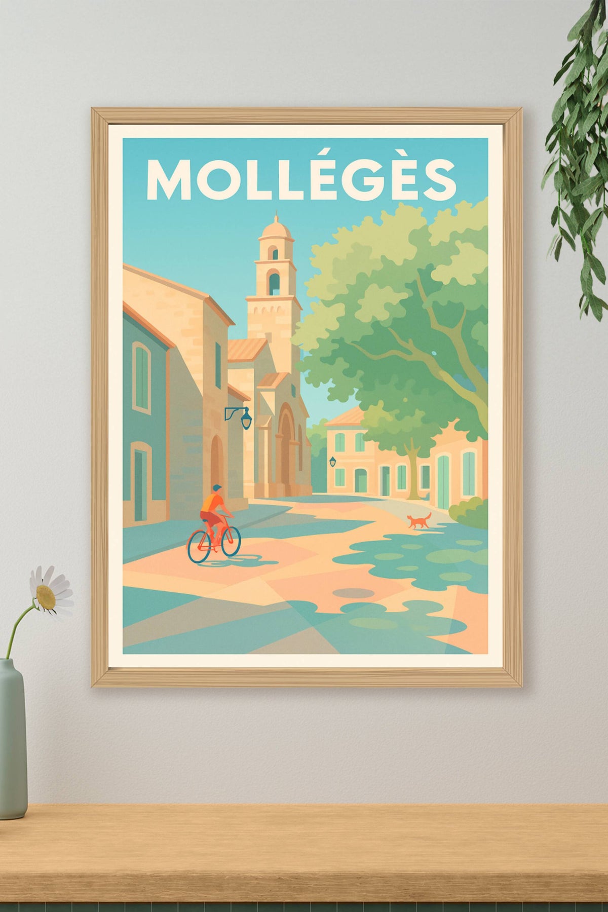 Affiche Mollégès — Charme Provençal en Douceur · poster d'art de Mollégès