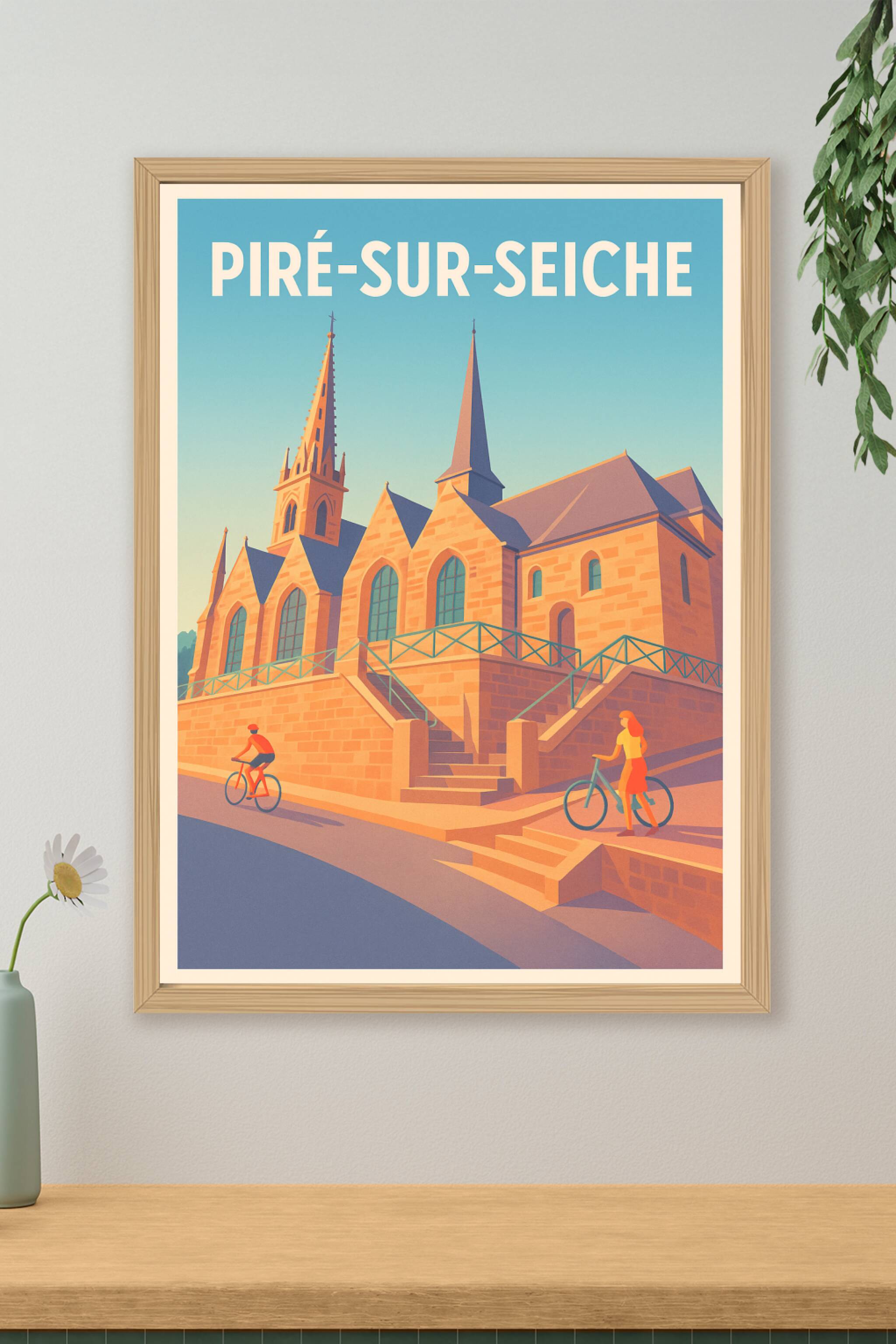 Affiche de PIRÉ-SUR-SEICHE - Charme et Sérénité en Pays Breton