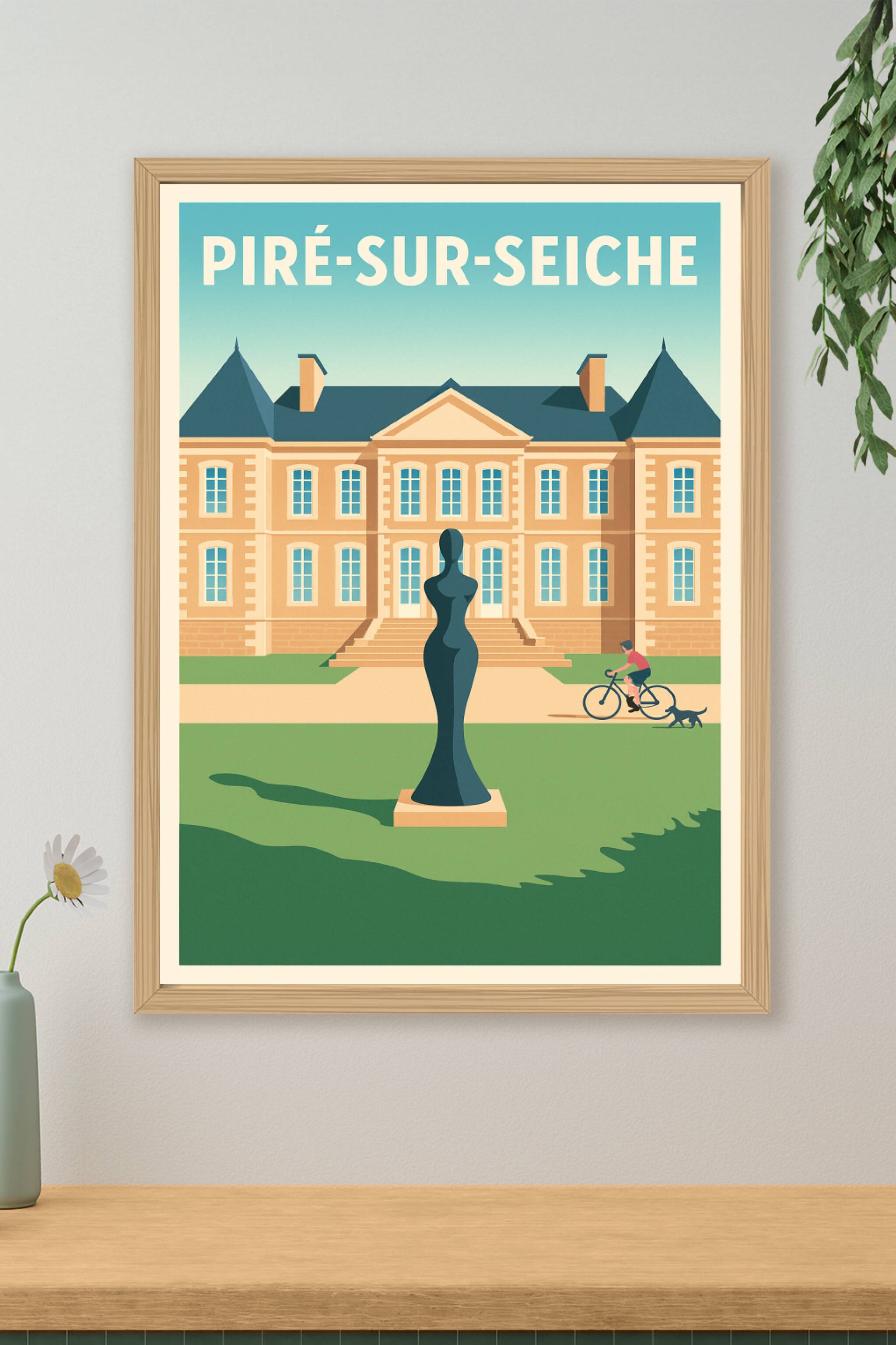 Affiche de Piré-sur-Seiche - Élégance et Sérénité au Château