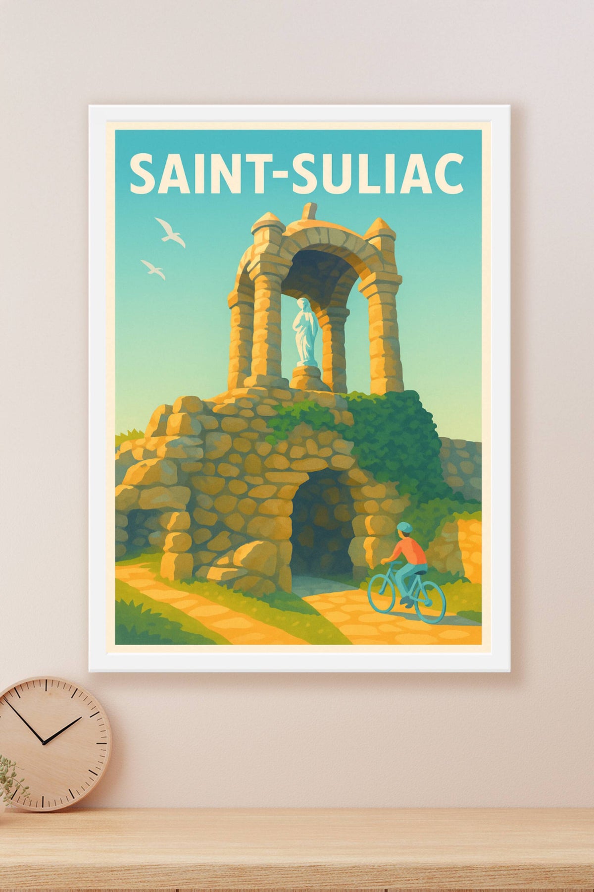 Affiche Saint-Suliac — L'Esprit de la Bretagne Authentique · poster d'art de Saint-Suliac