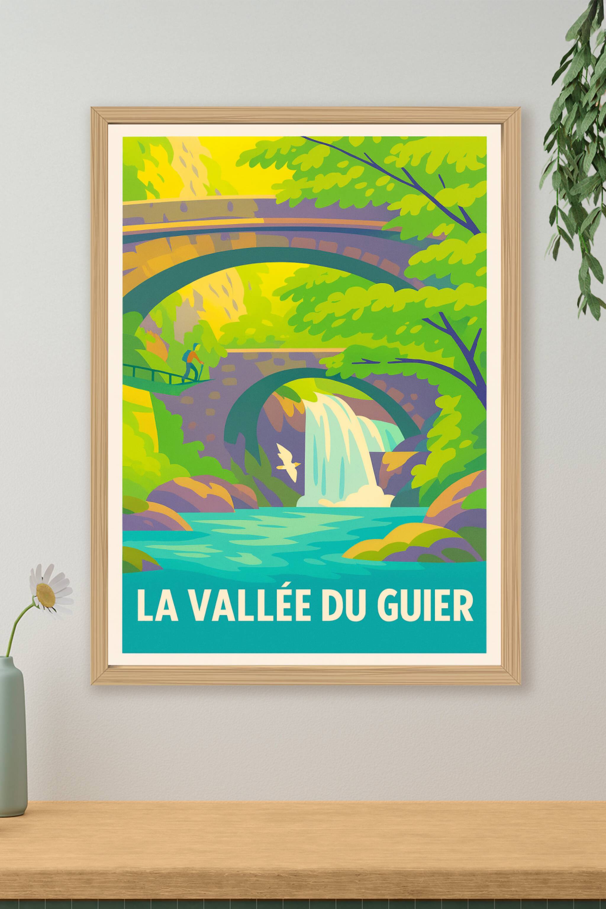 Affiche de La Vallée du Guiers - Nature et Sérénité en Couleurs