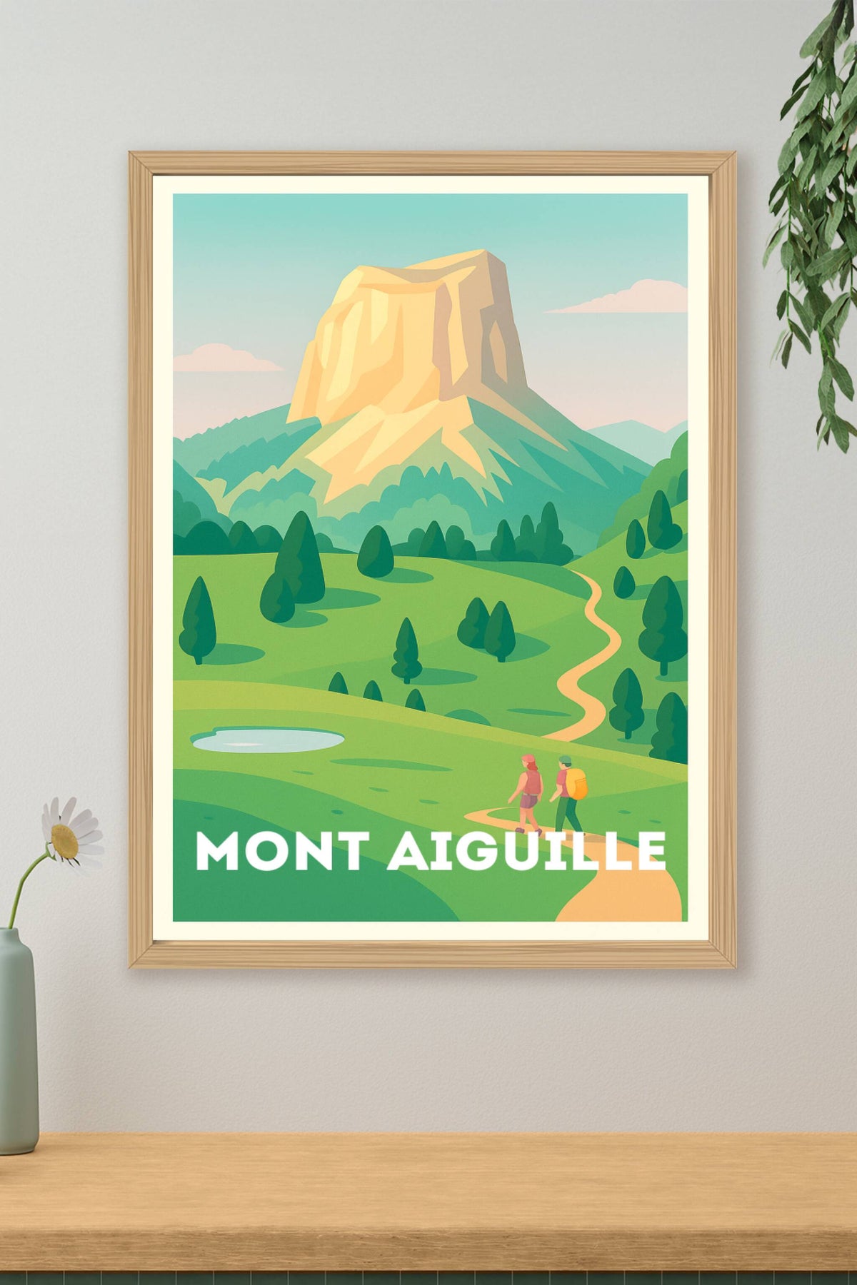 Affiche Mont Aiguille — L'appel de la nature sauvage · poster d'art de Mont Aiguille