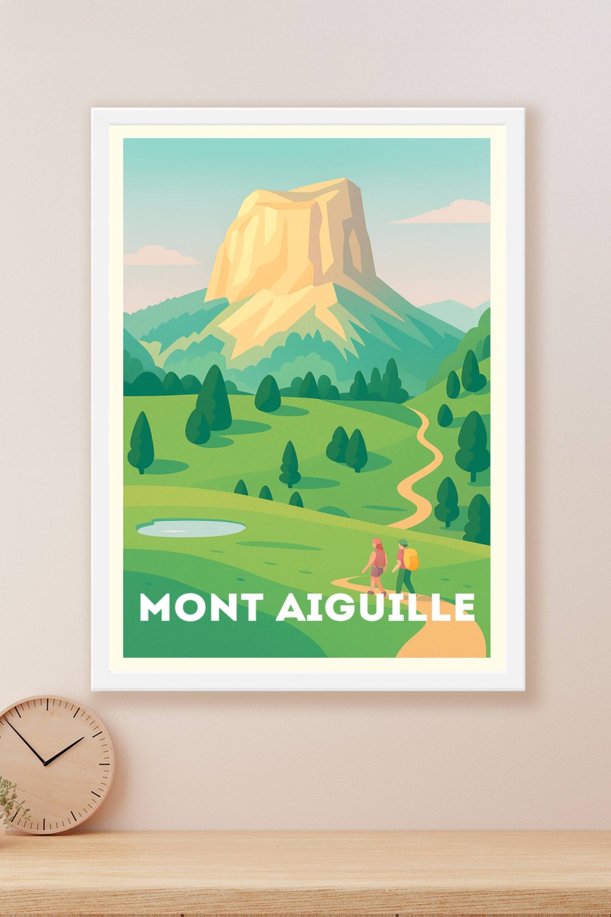 Affiche Mont Aiguille — L'appel de la nature sauvage · poster d'art de Mont Aiguille