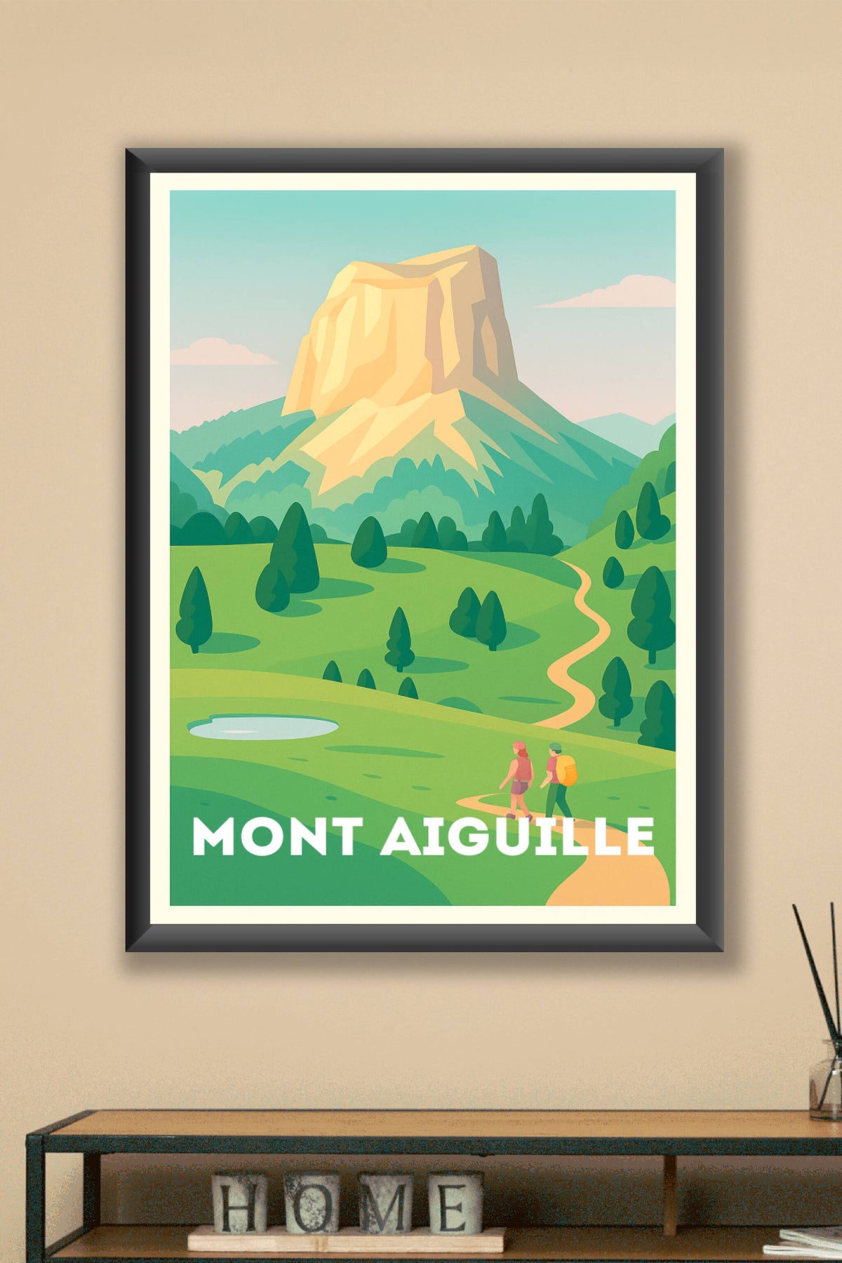 Affiche Mont Aiguille — L'appel de la nature sauvage · poster d'art de Mont Aiguille