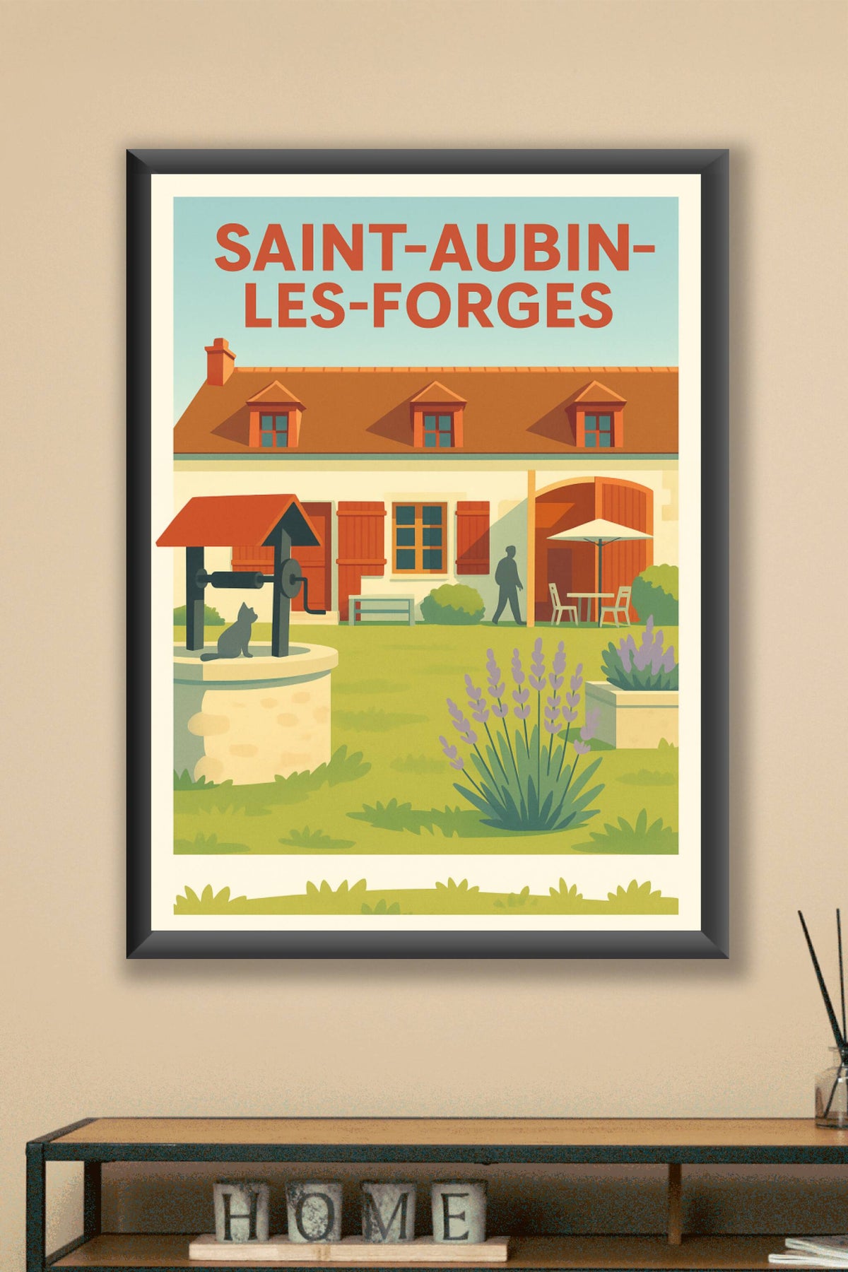 Affiche de Saint-Aubin-les-Forges - Charme bucolique au cœur de la campagne