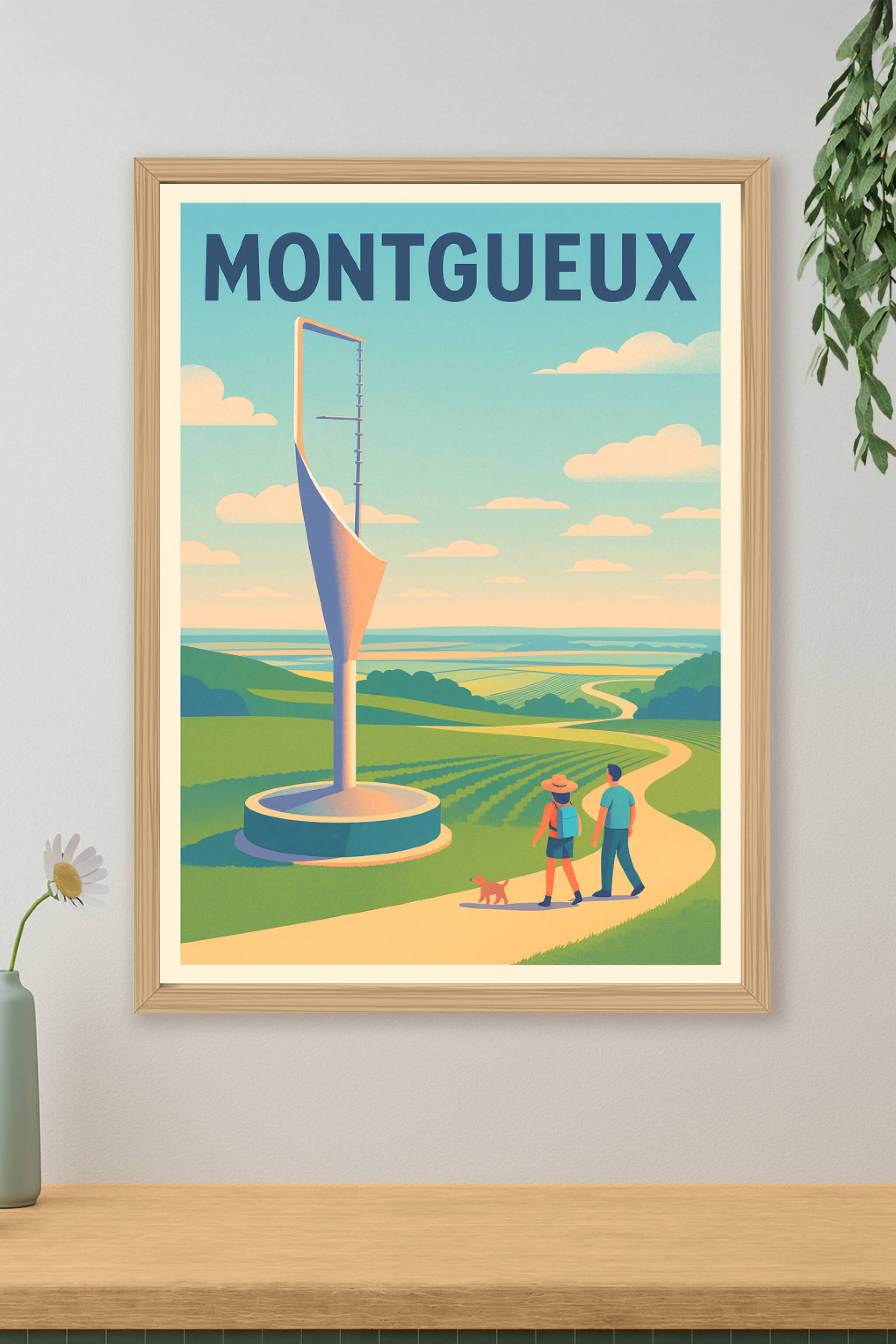 Affiche de Montgueux - Balade au cœur des vignobles champenois