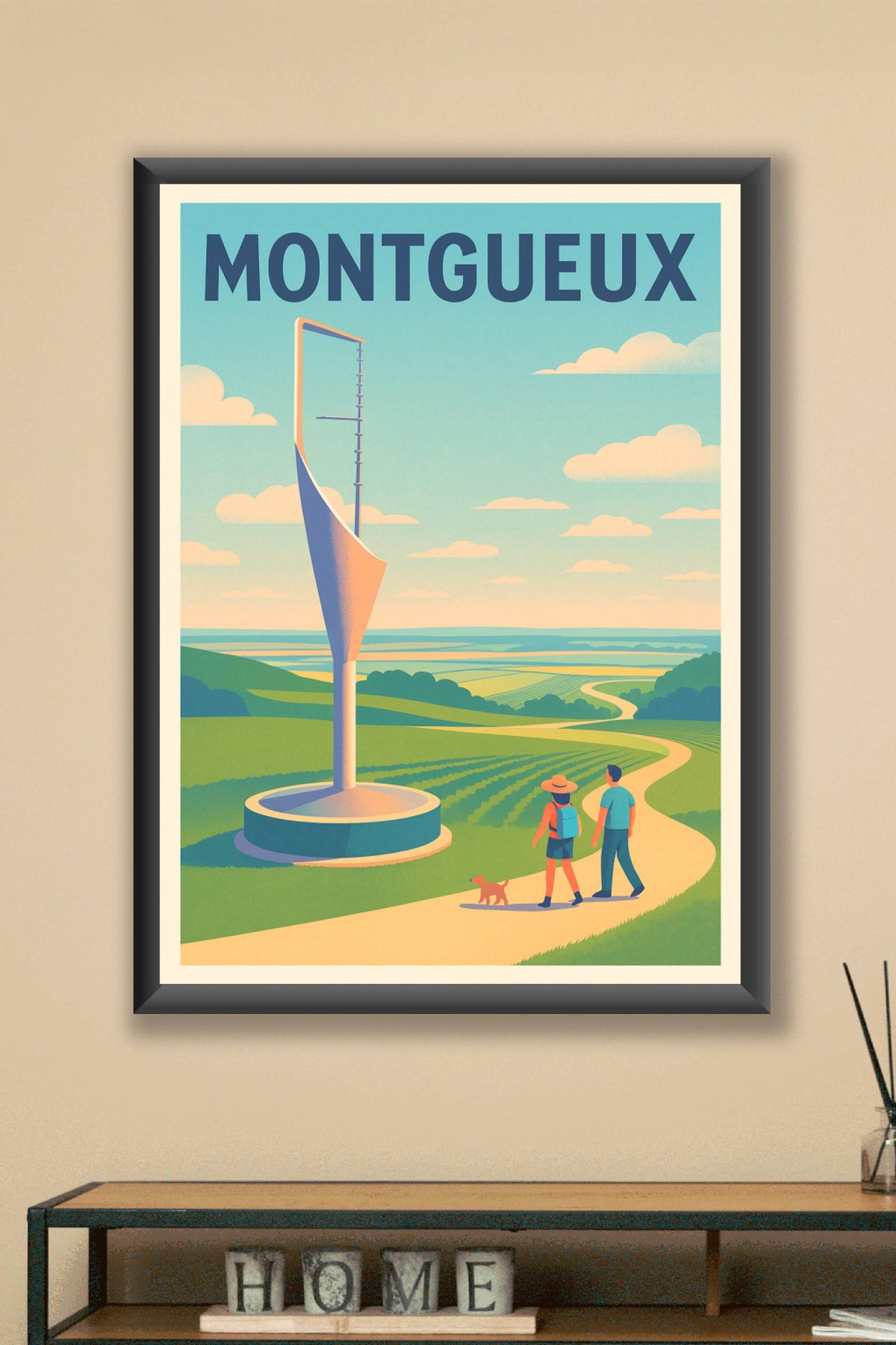 Affiche de Montgueux - Balade au cœur des vignobles champenois