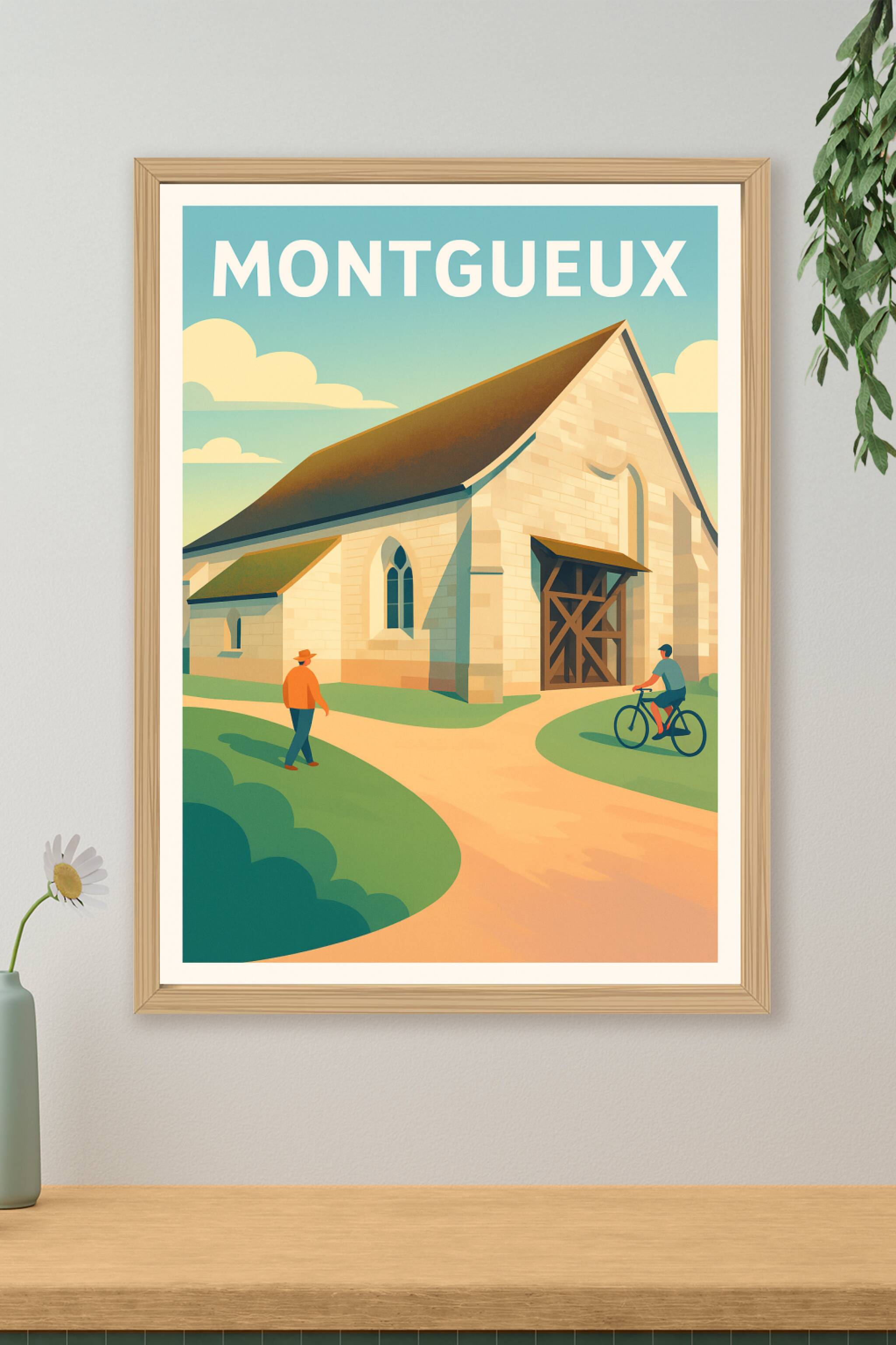 Affiche de Montgueux - Authenticité et Harmonie en Champagne