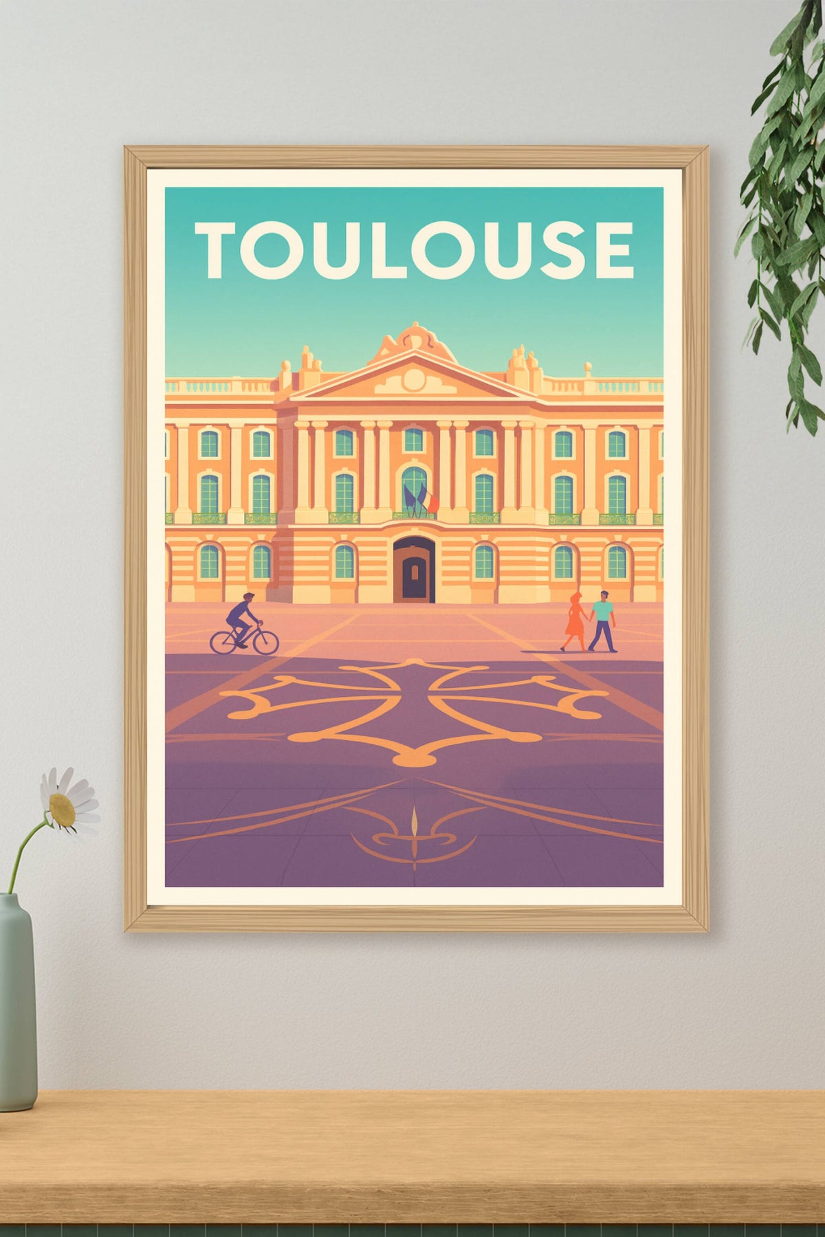 Affiche de Toulouse - L’élégance du Capitole au cœur de la Ville Rose