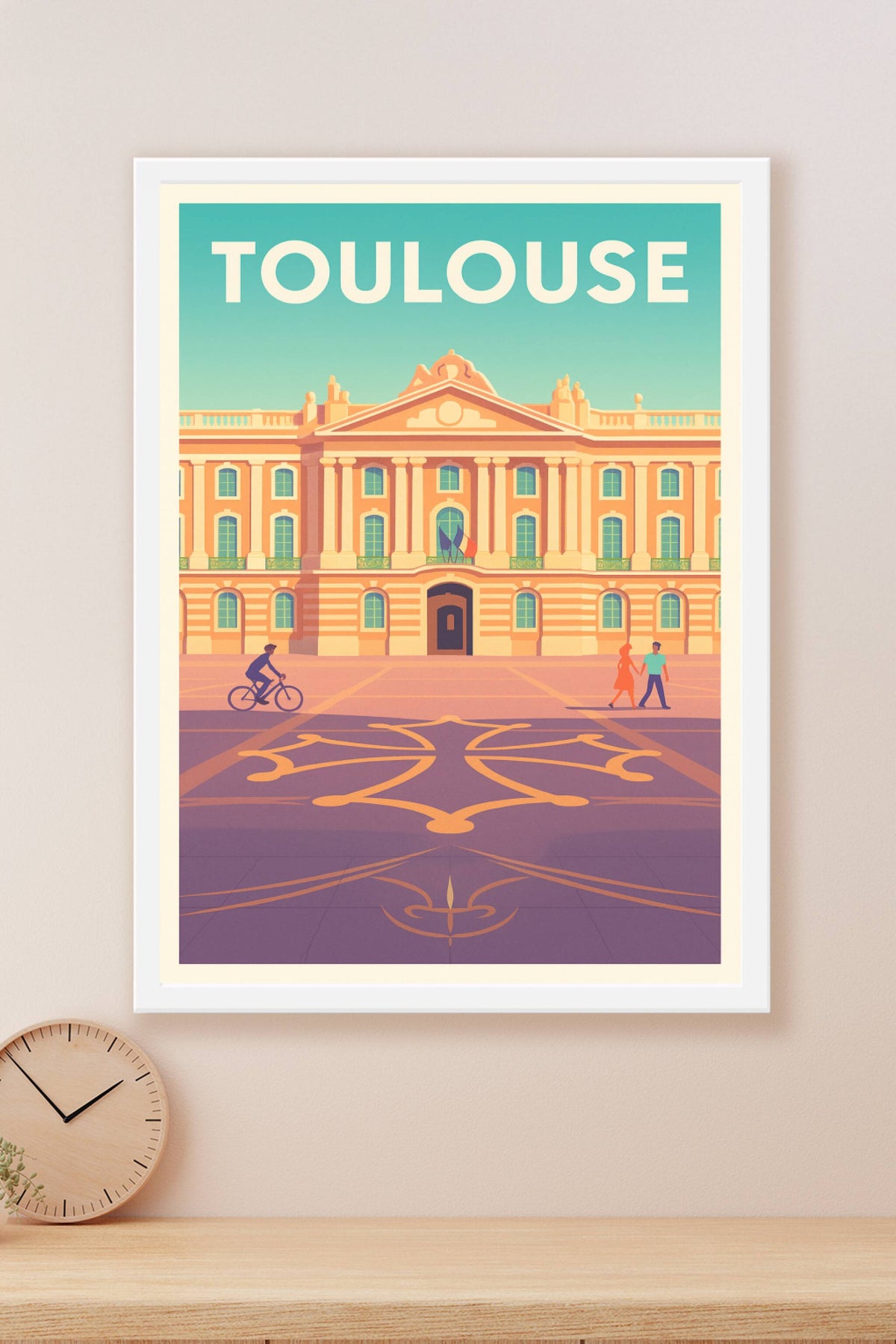 Affiche de Toulouse - L’élégance du Capitole au cœur de la Ville Rose