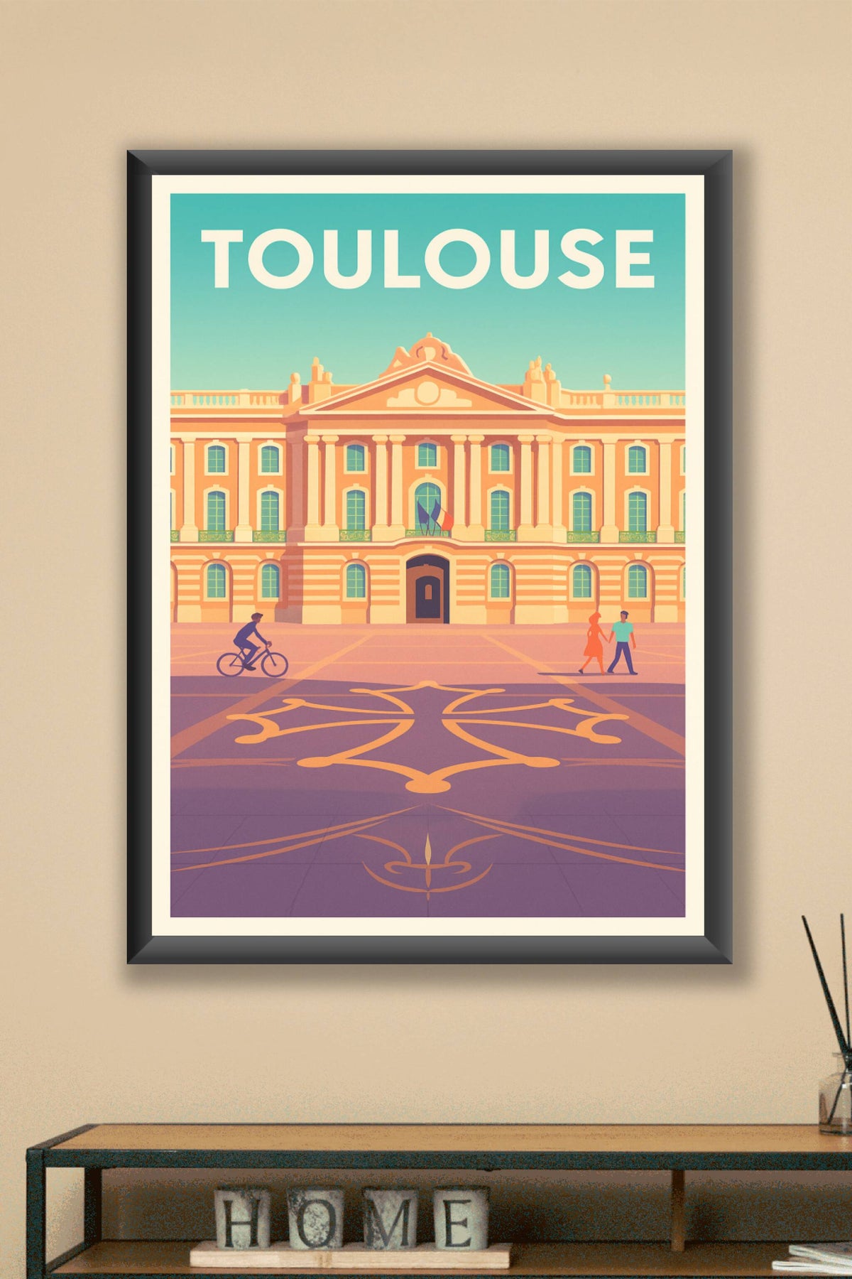 Affiche de Toulouse - L’élégance du Capitole au cœur de la Ville Rose