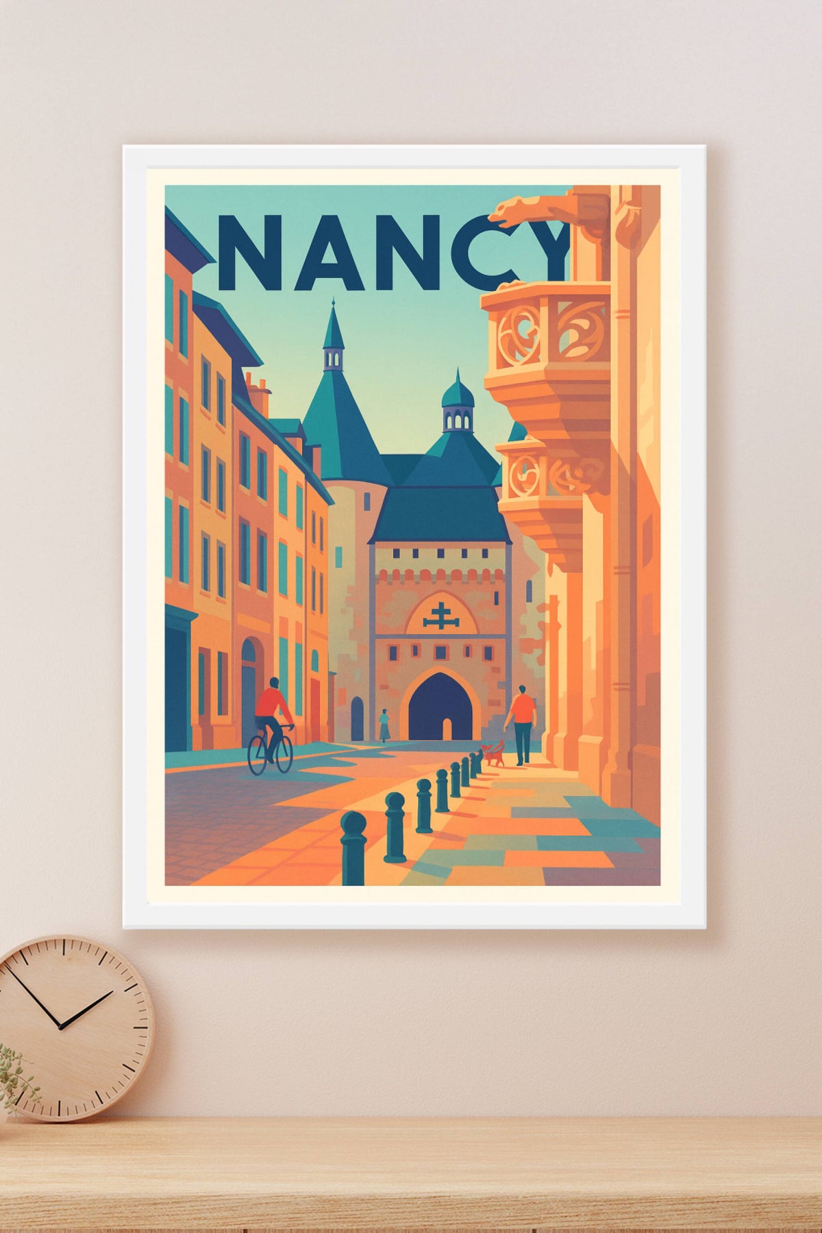 Affiche de Nancy - L'élégance historique au fil des rues