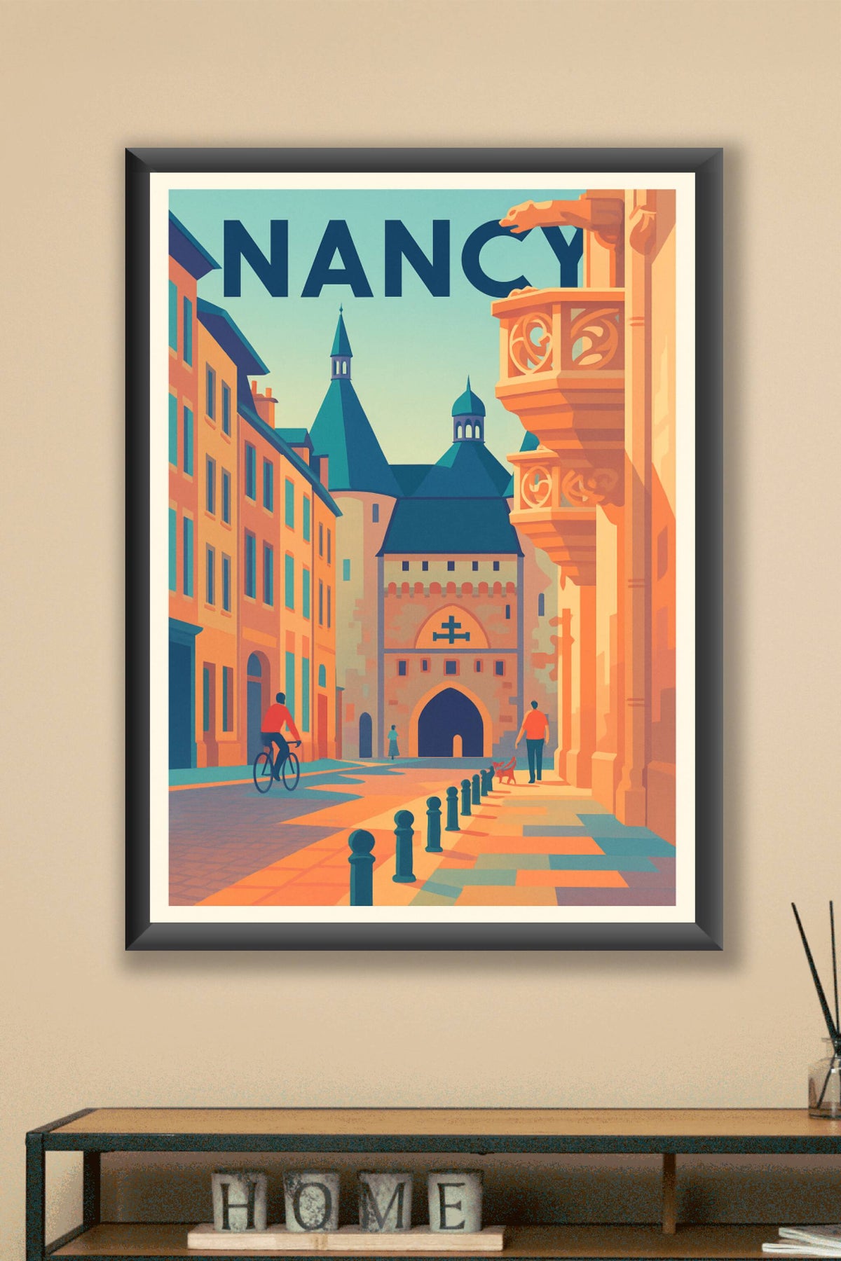 Affiche de Nancy - L'élégance historique au fil des rues