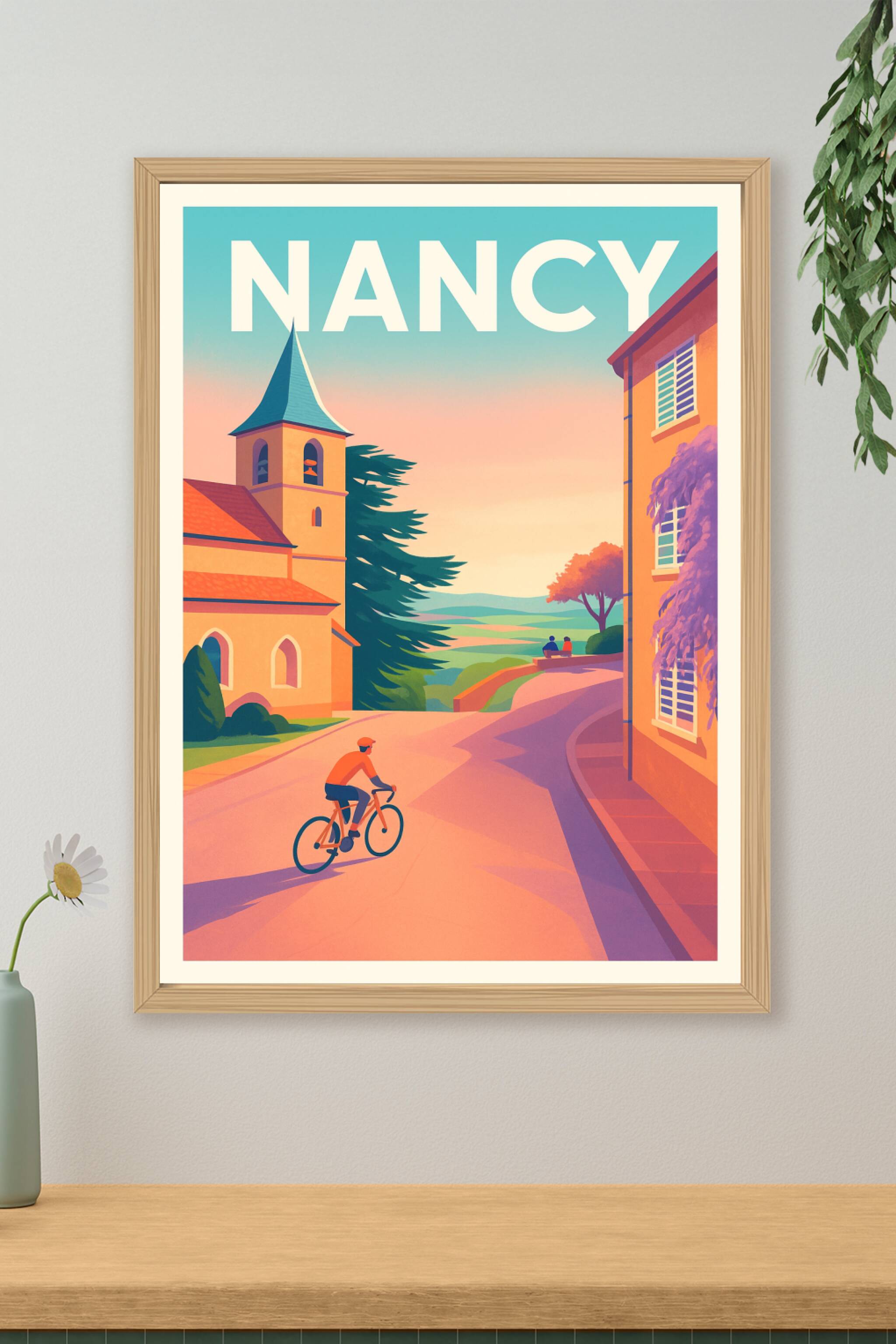 Affiche de Nancy - Douceur et sérénité au détour d'une rue