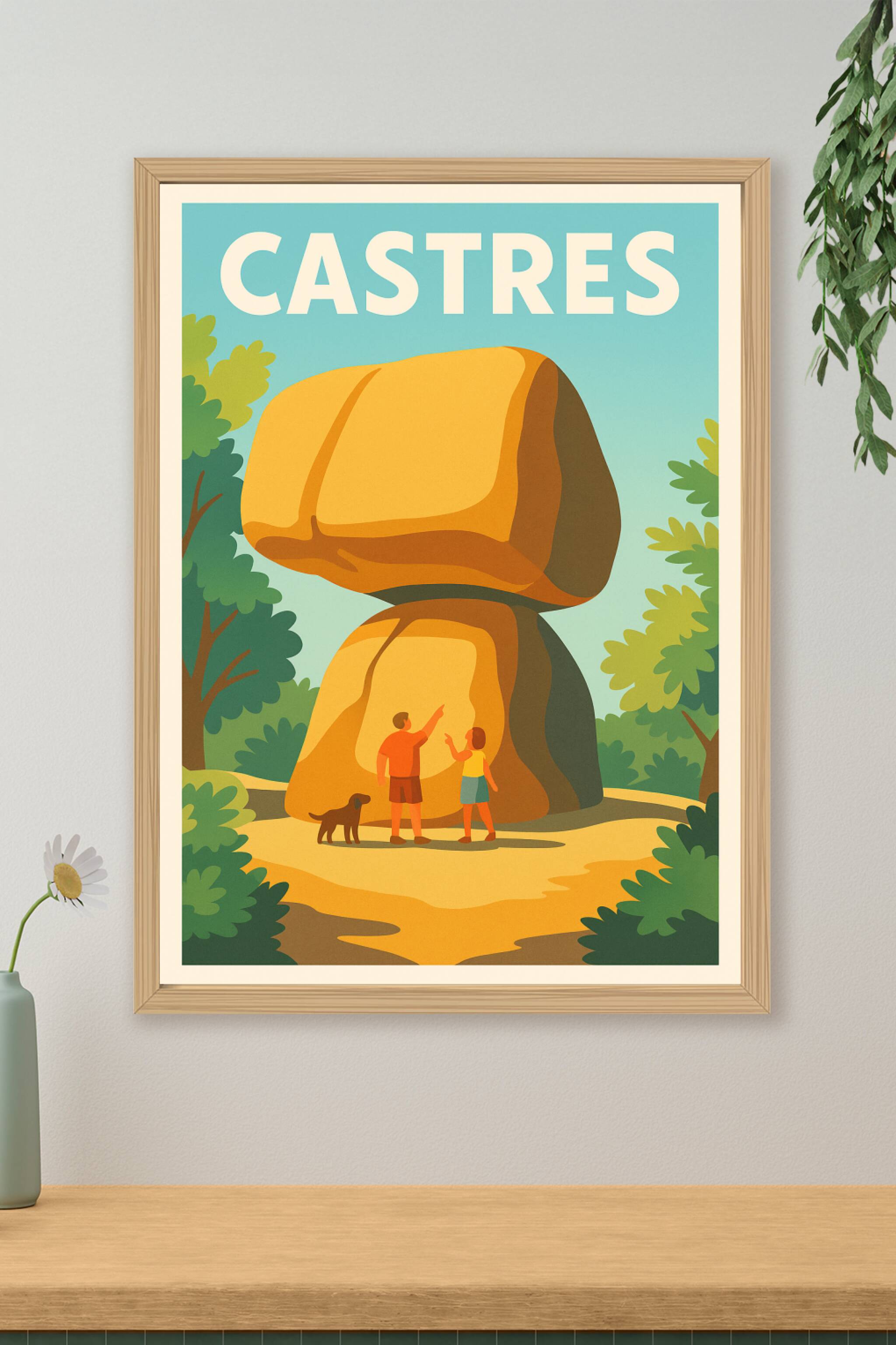 Affiche de Castres - Merveilles naturelles et découvertes