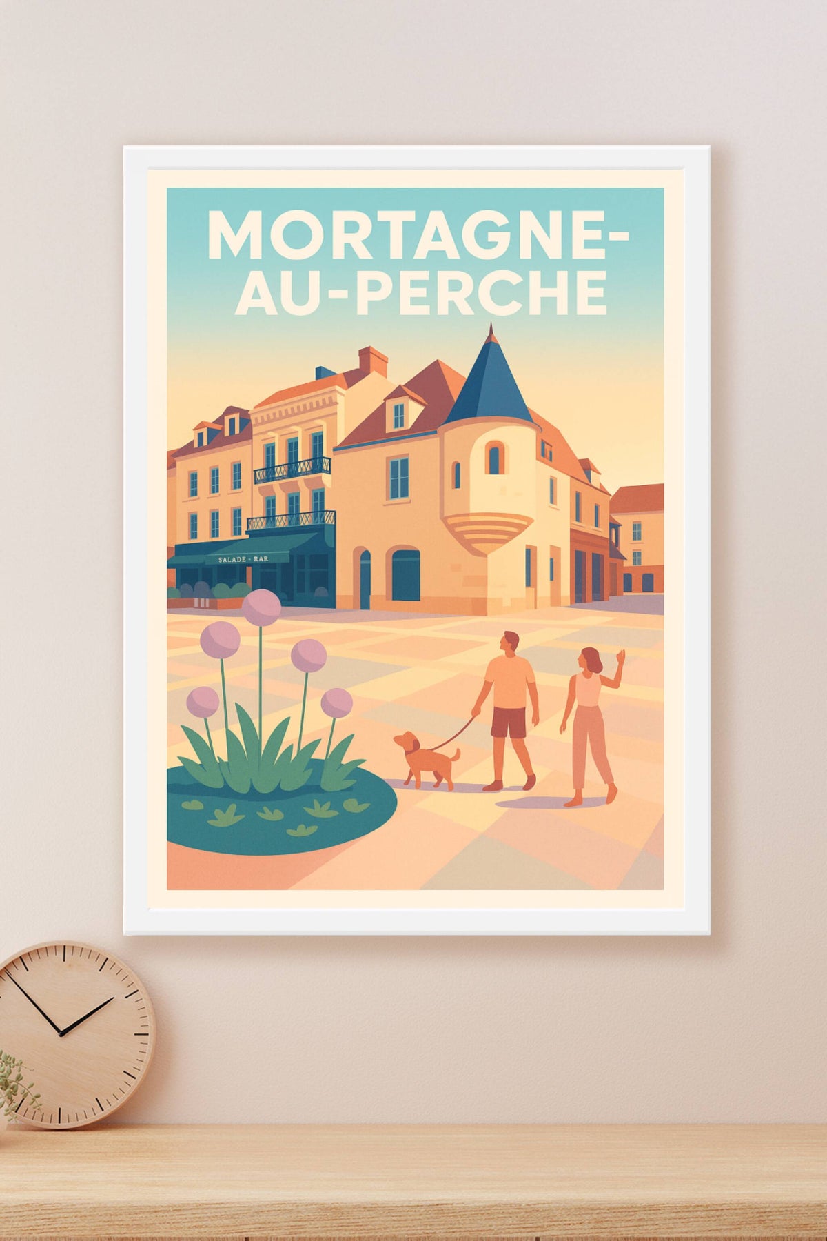 Affiche de Mortagne-au-Perche - Charme et douceur de la ville normande