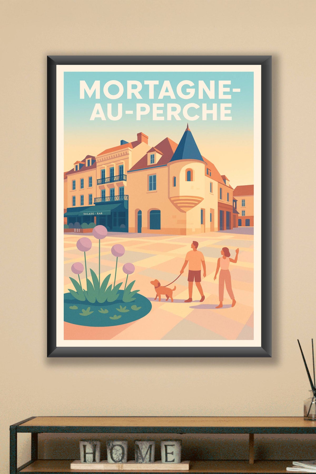 Affiche de Mortagne-au-Perche - Charme et douceur de la ville normande