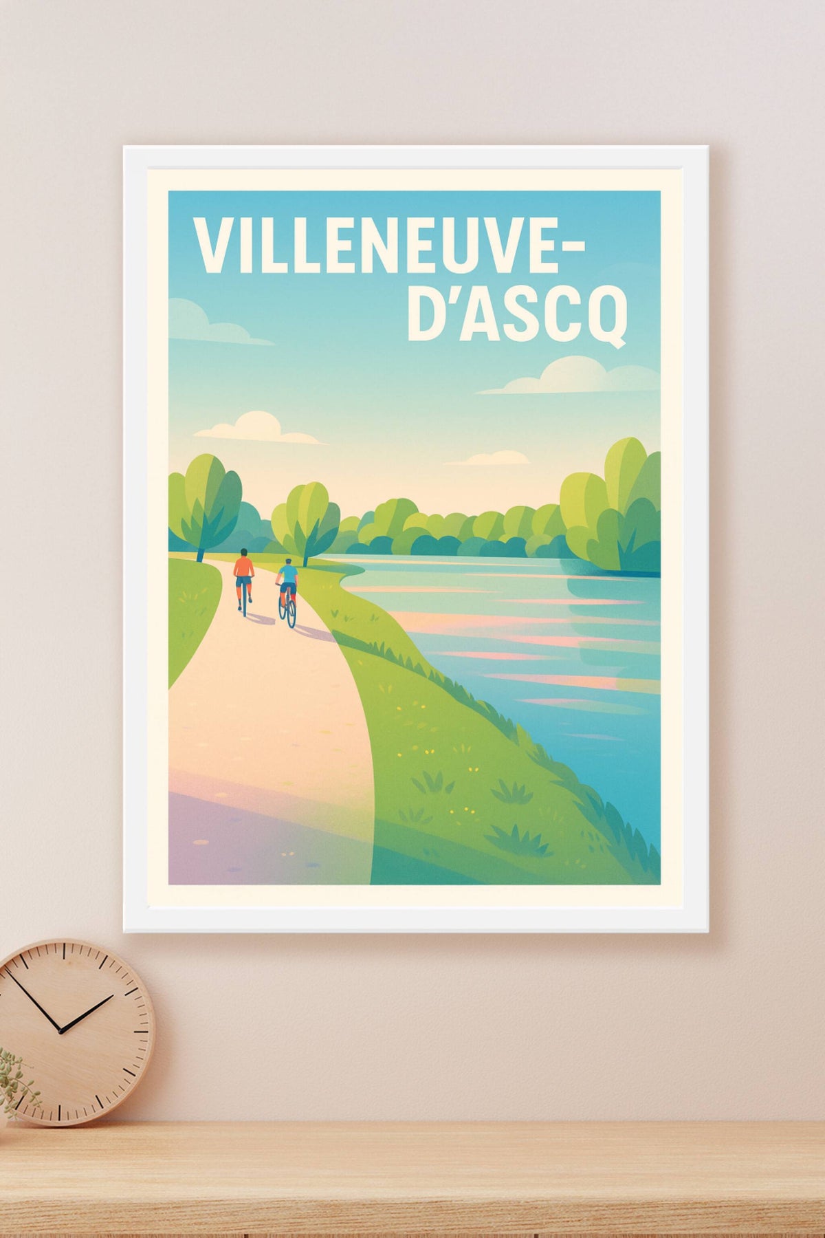 Affiche de Villeneuve-d'Ascq - Harmonie nature et détente
