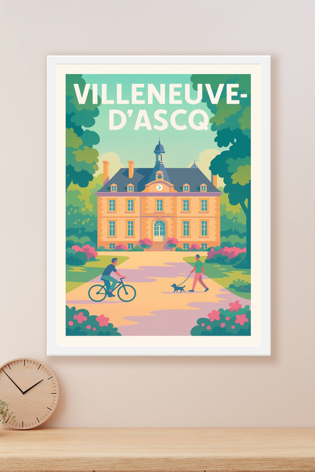 Affiche de Villeneuve-d'Ascq - Douceur de vie au cœur du parc