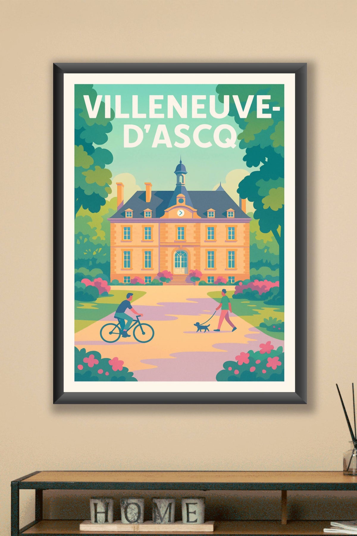 Affiche de Villeneuve-d'Ascq - Douceur de vie au cœur du parc