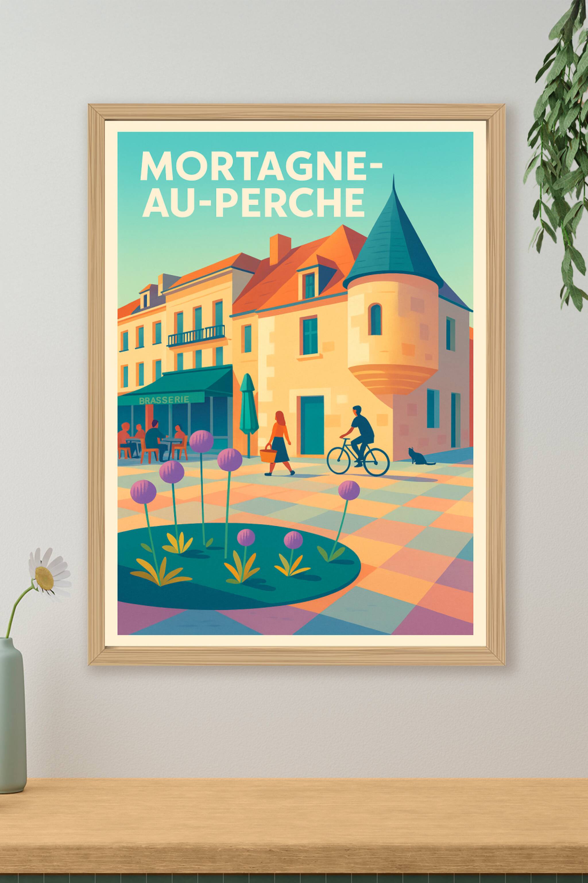 Affiche de Mortagne-au-Perche - Charme et douceur normande