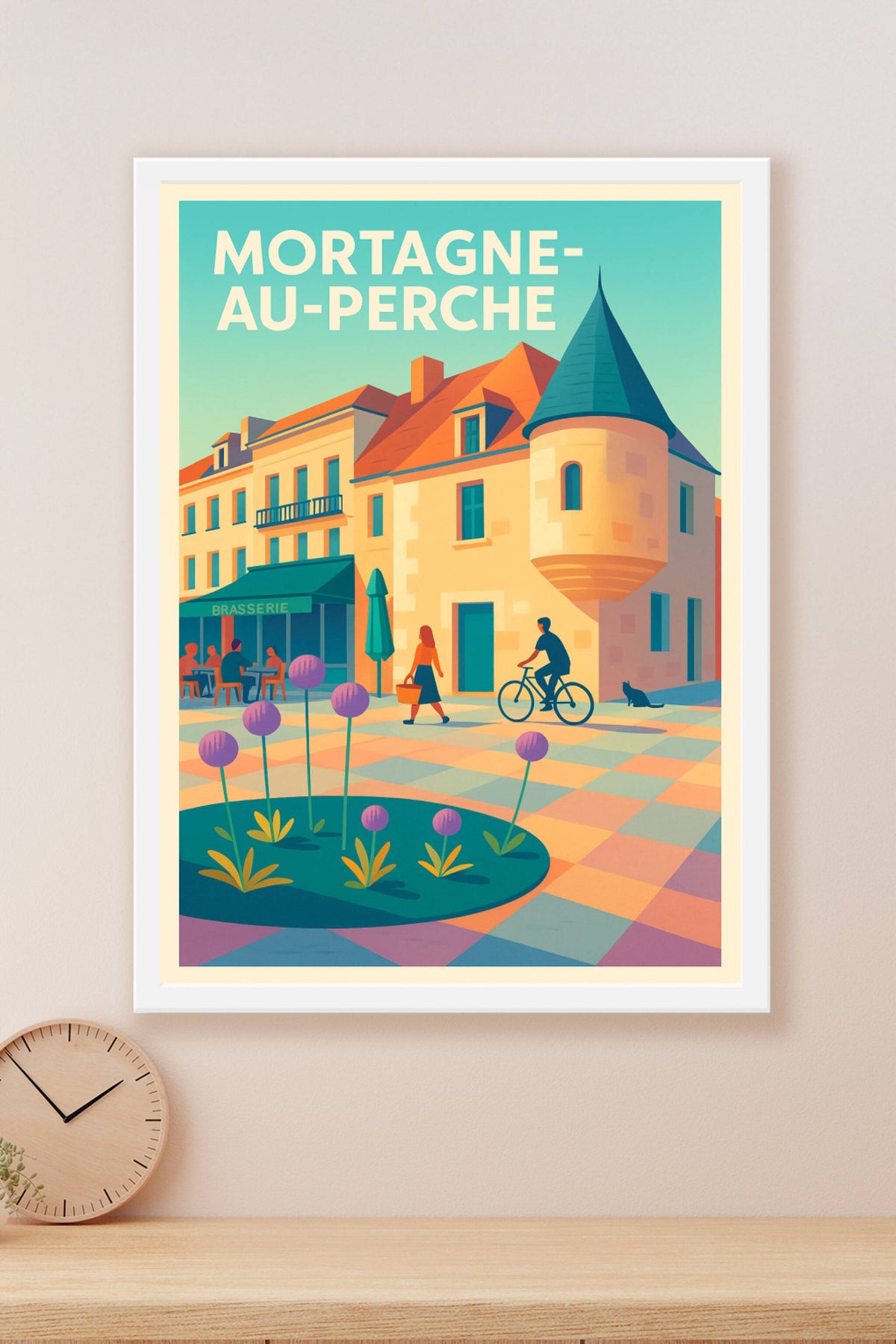 Affiche de Mortagne-au-Perche - Charme et douceur normande