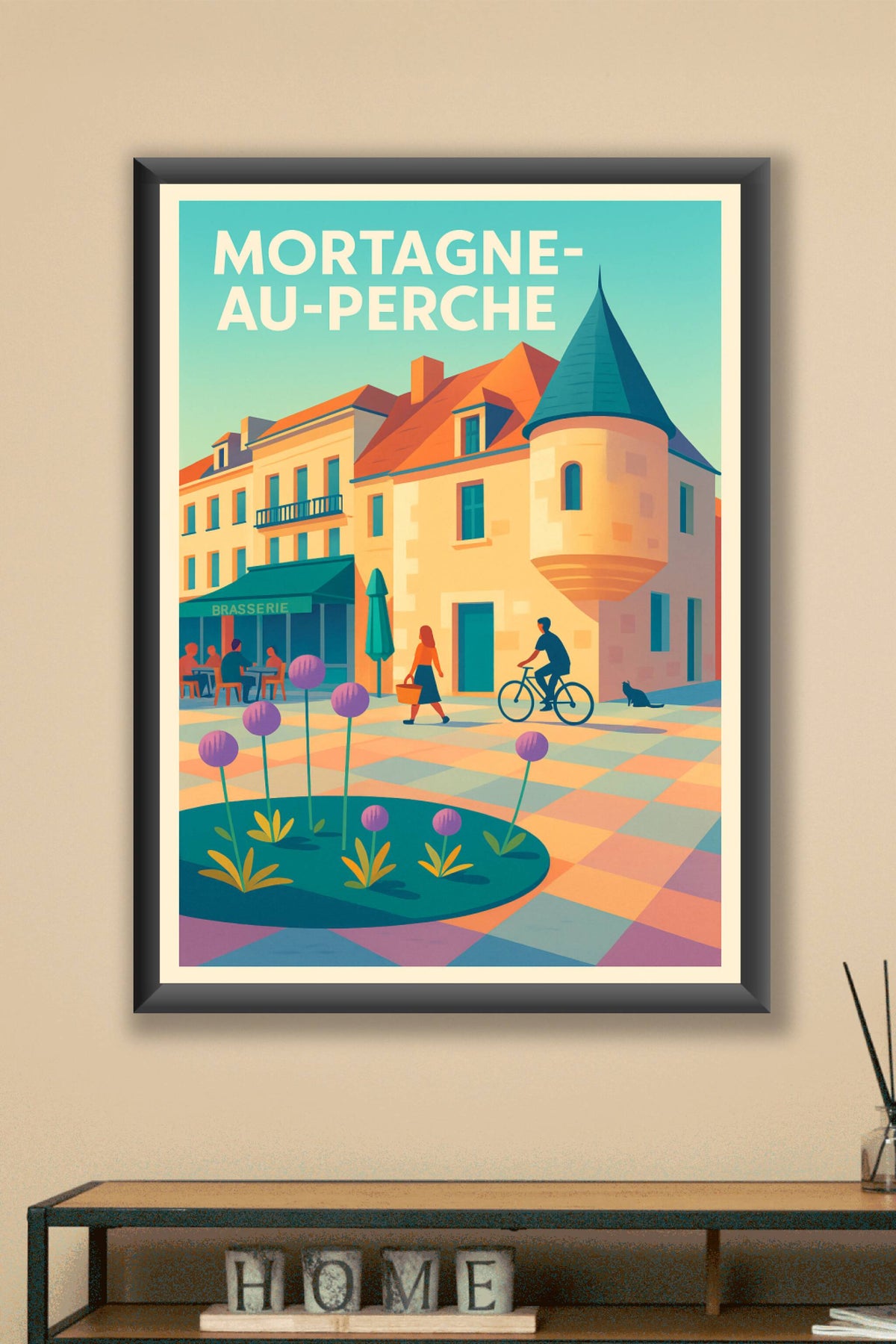 Affiche de Mortagne-au-Perche - Charme et douceur normande
